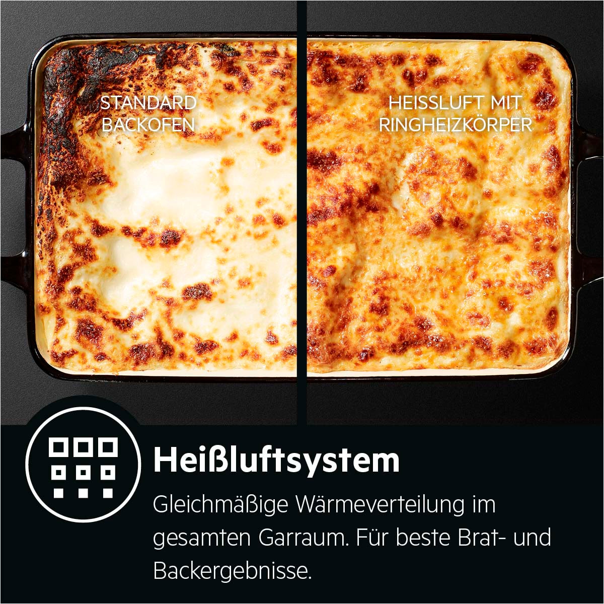 AEG Einbaubackofen Serie 6000 »BEE43511AB«, Aqua-Reinigungsfunktion, 60 cm, 65 l, Heißluftsystem, Grillfunktion