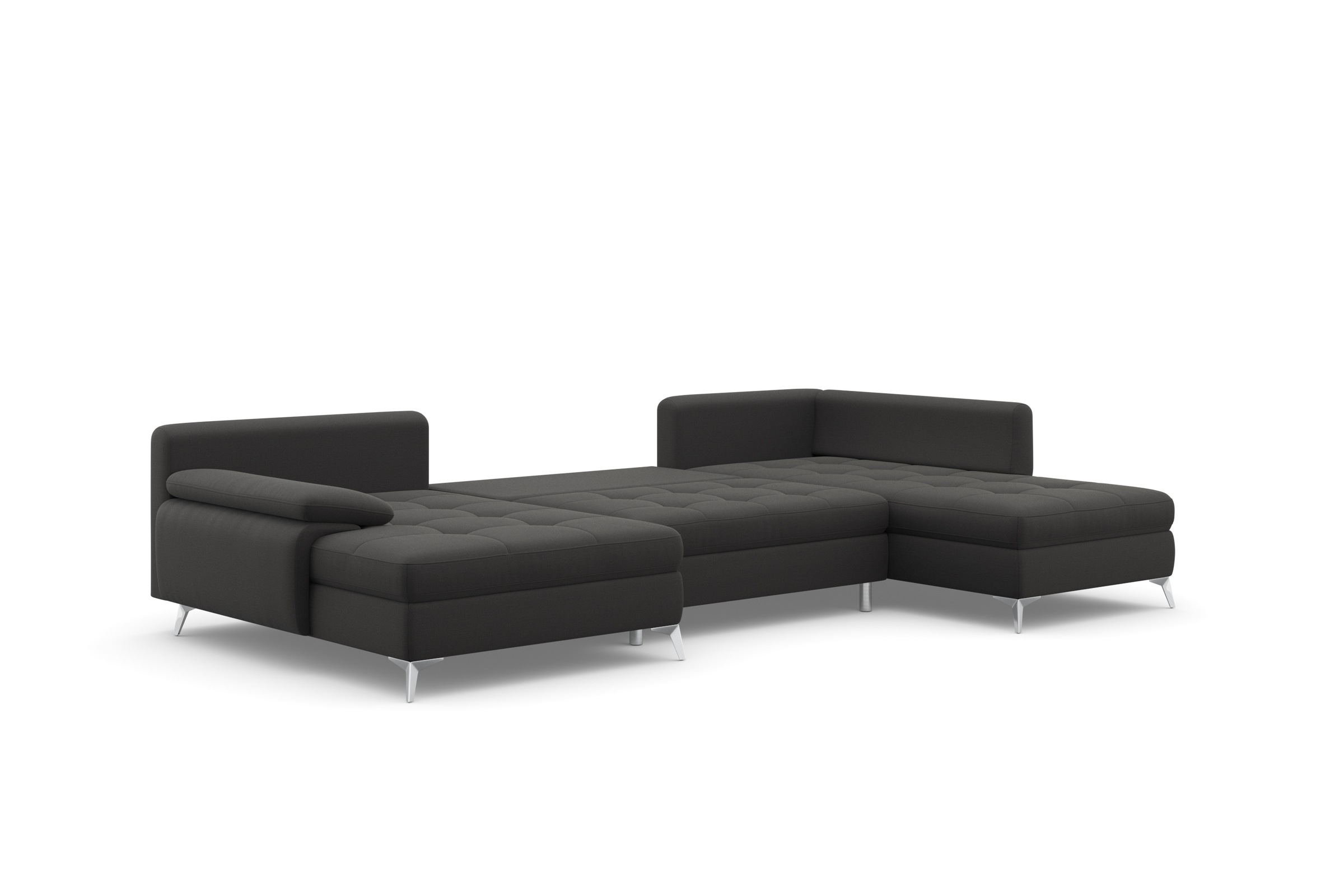 sit&more Wohnlandschaft »Latigo U-Form«, mit Recamiere, wahlweise mit Bettfunktion und Bettkasten