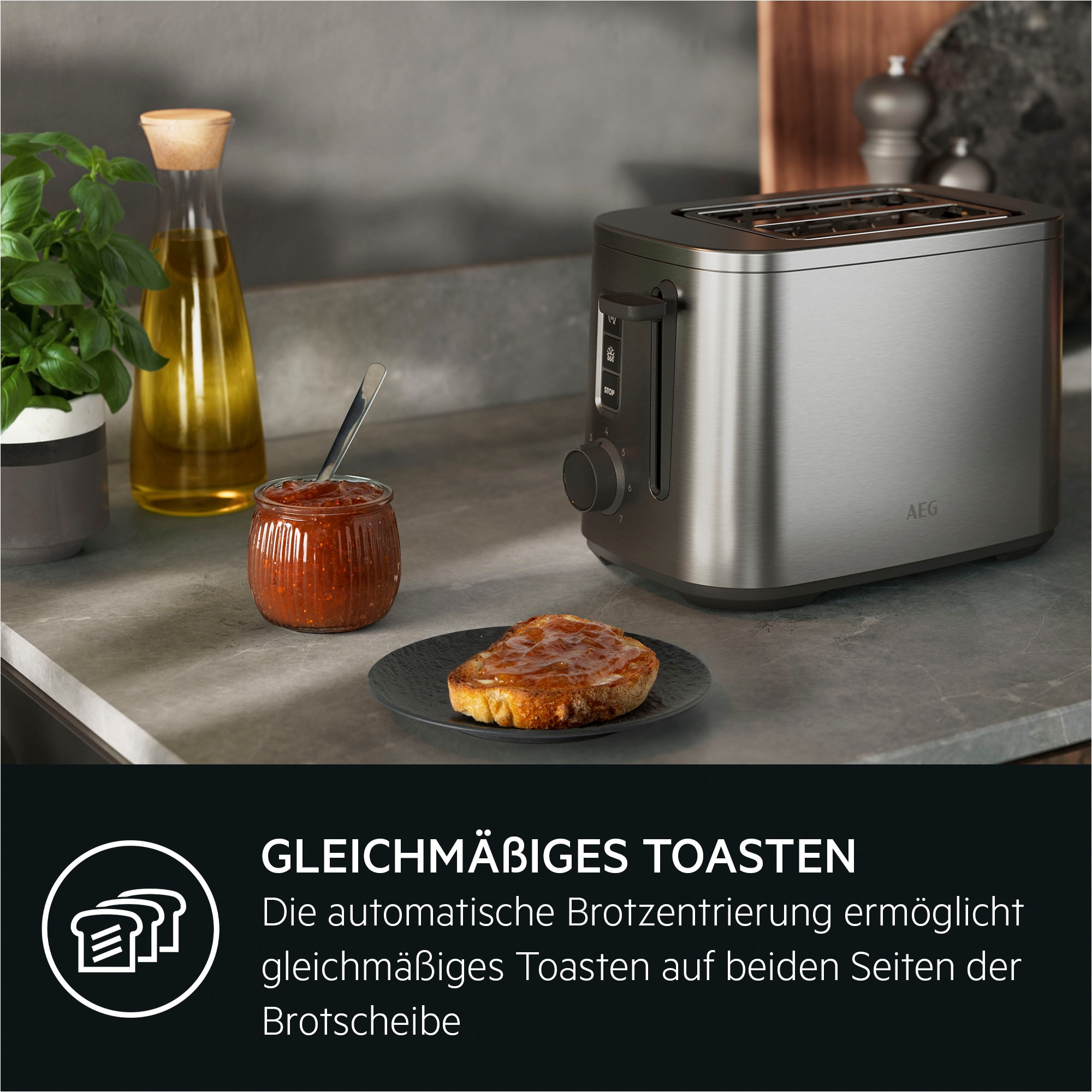 online bestellen W 800 AEG »T5-1-4ST«, 2 2 für Toaster Schlitze, Scheiben,
