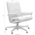 Stressless® Relaxsessel »Paris«, Low Back, mit Home Office Base, Gestell Chrom
