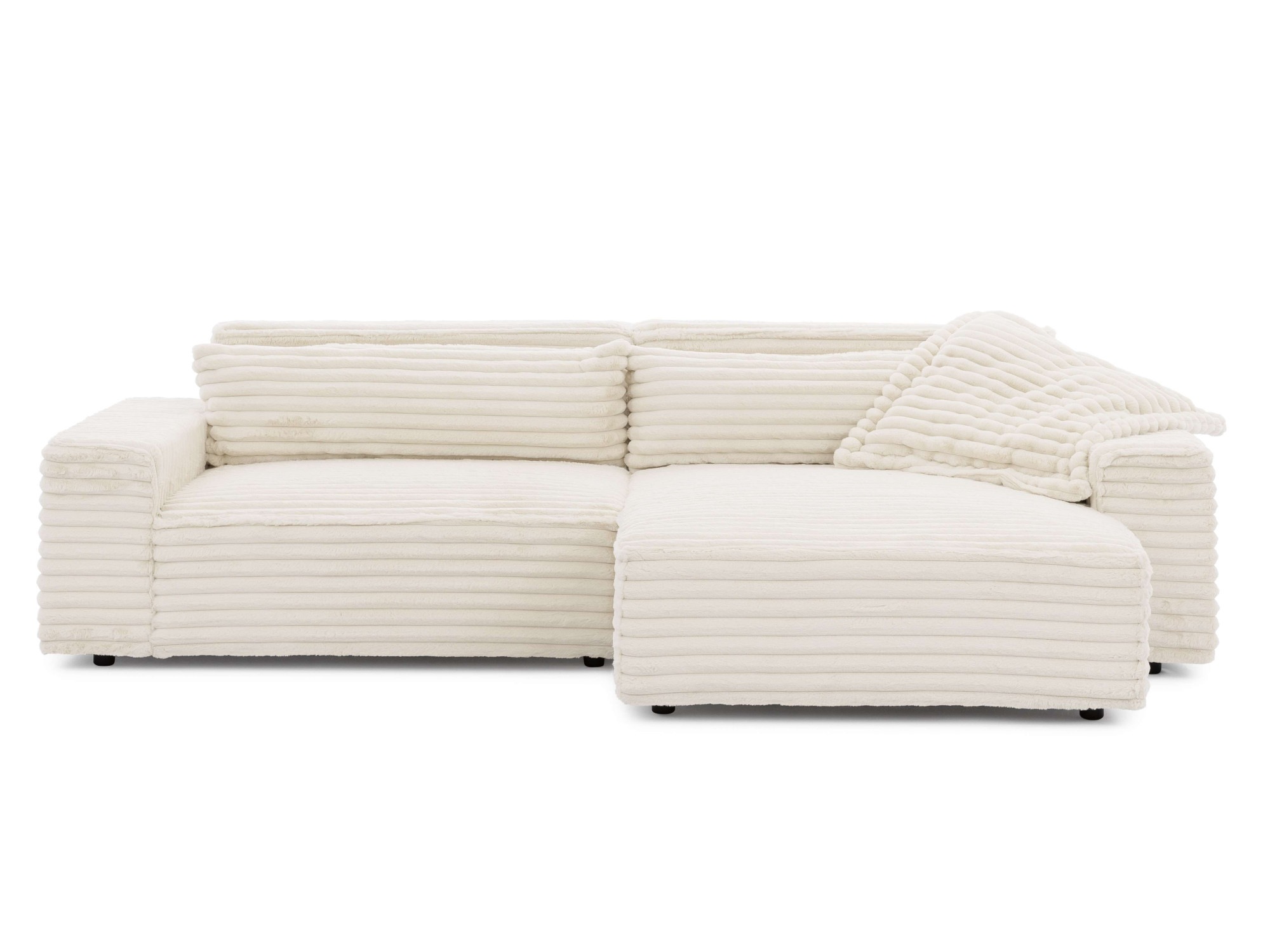OTTO home Ecksofa »KINLEE Design-Sofa mit Recamiere rechts/links, Maße B/T/ günstig online kaufen