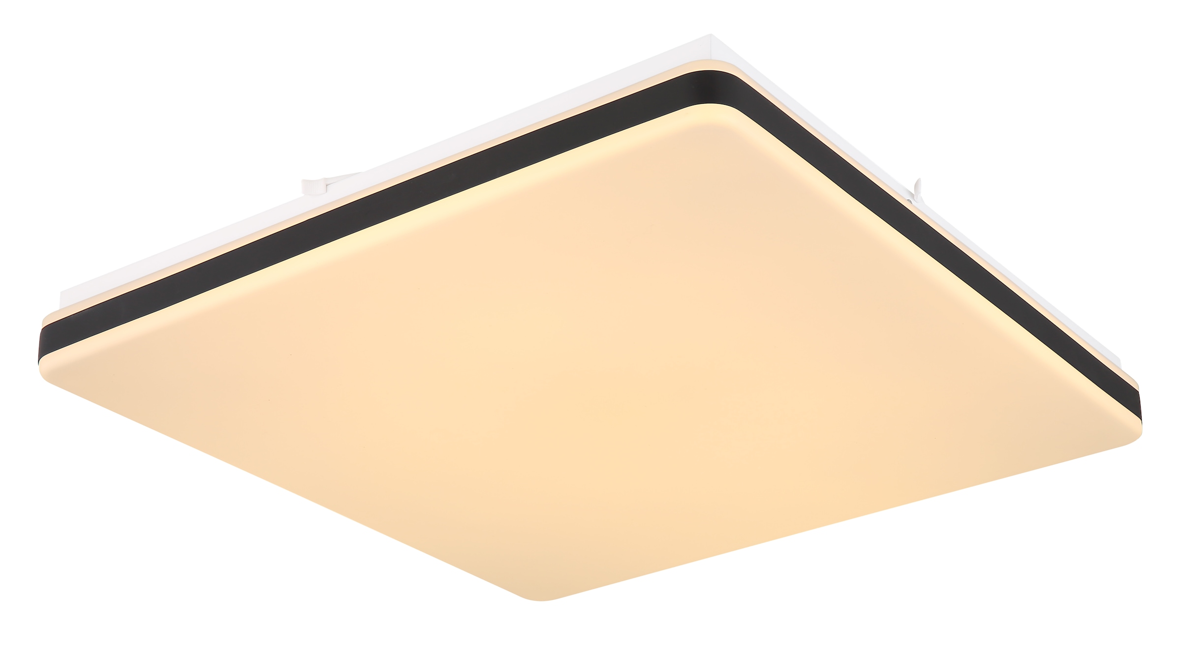 GLOBO LIGHTING LED Deckenleuchte »ULLY«, Leuchtmittel LED-Modul | LED fest integriert, Deckenlampe/quadratisch/Wohnzimmer/Schlafzimmer/CCT 2700-6500K