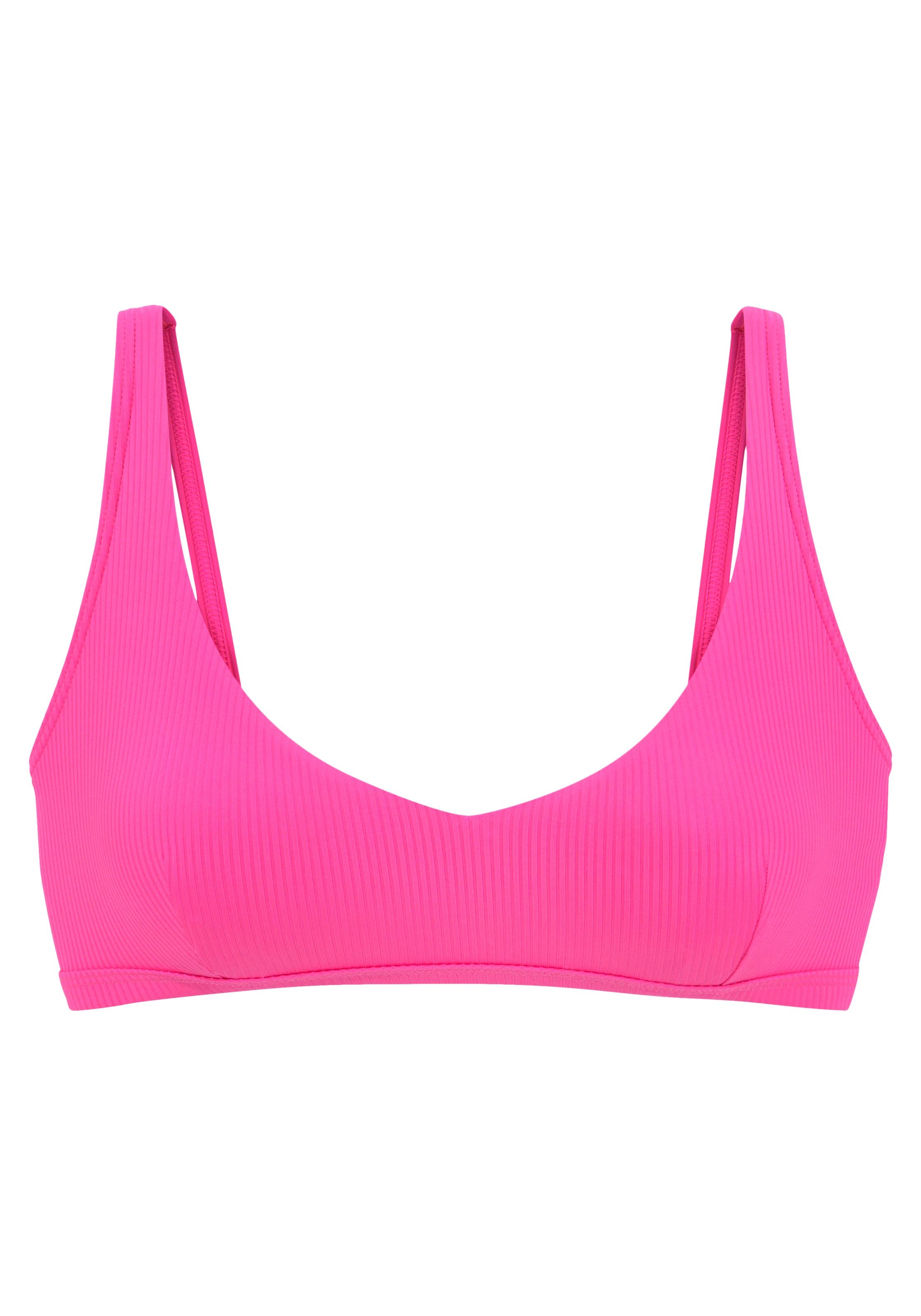 Venice Beach Bustier-Bikini-Top »Lucky«, aus gerippter Strukturware