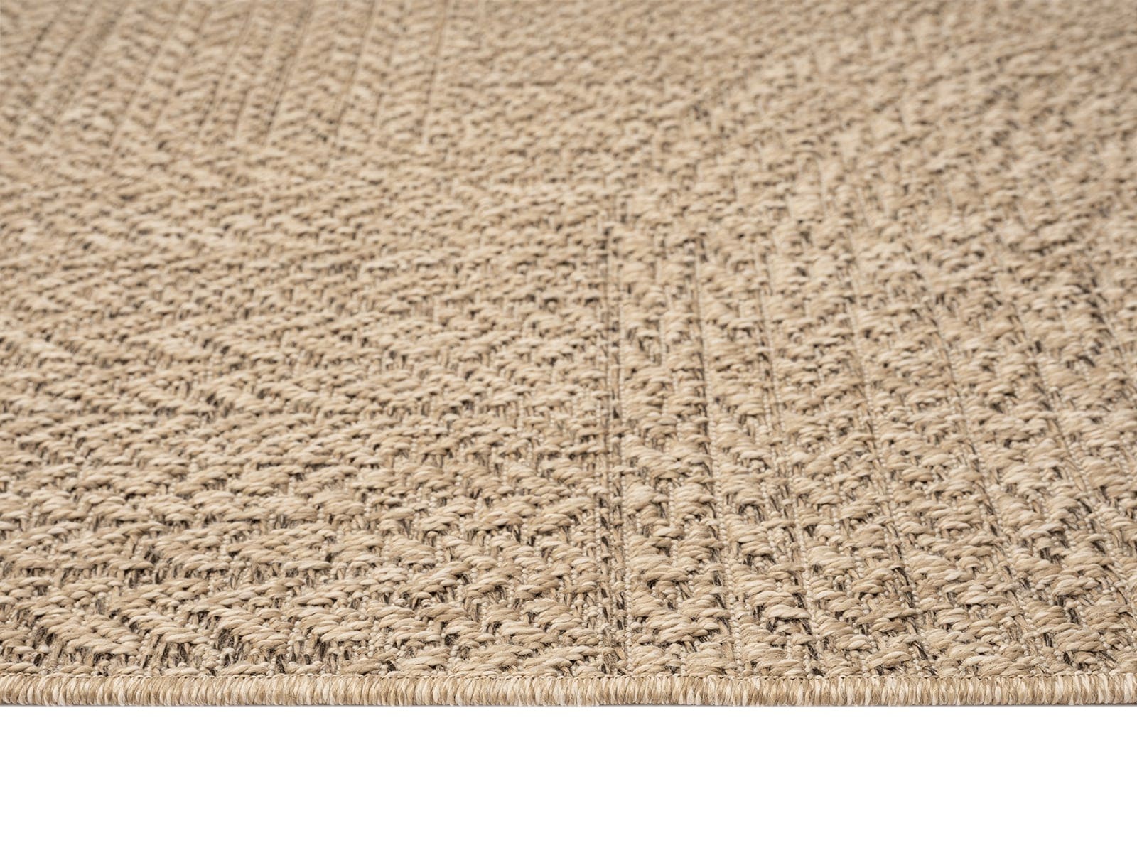the carpet Teppich »Kansas«, rechteckig, 1 mm Höhe, moderner robuster In und Outdoor Teppich Jute Look