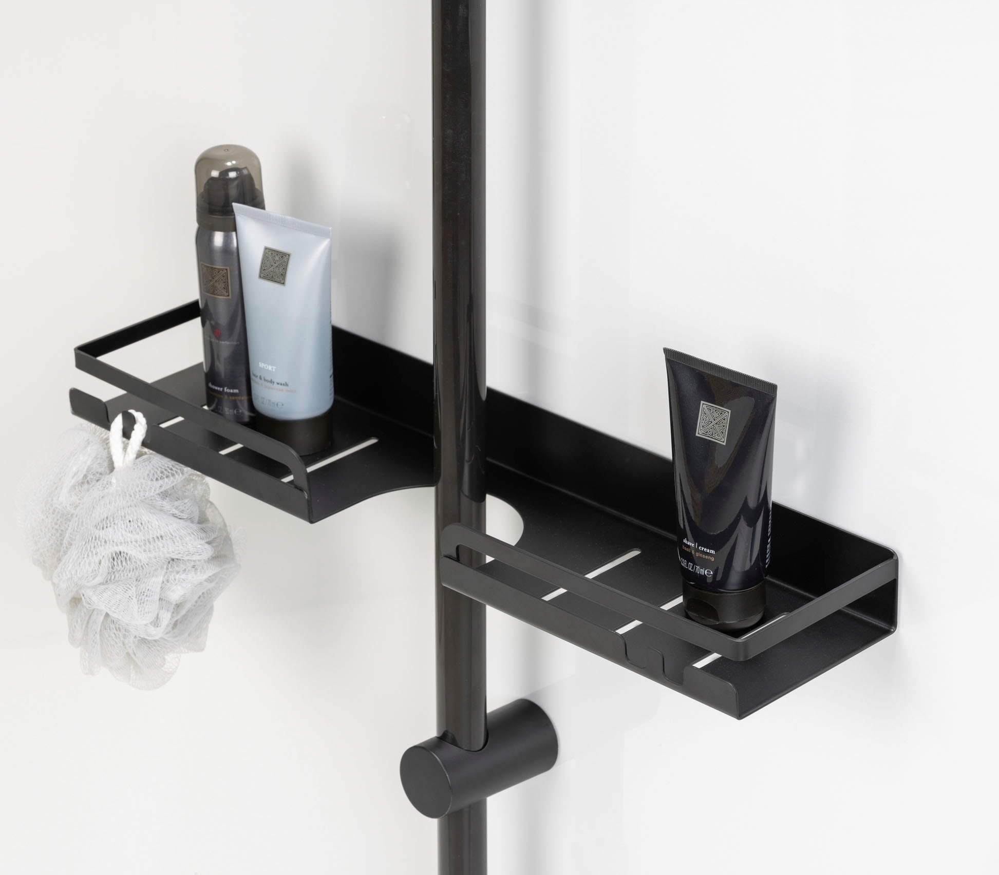 WENKO Duschablage »Turbo-Loc® Duschstangencaddy Altarella L«, Befestigen ohne Bohren