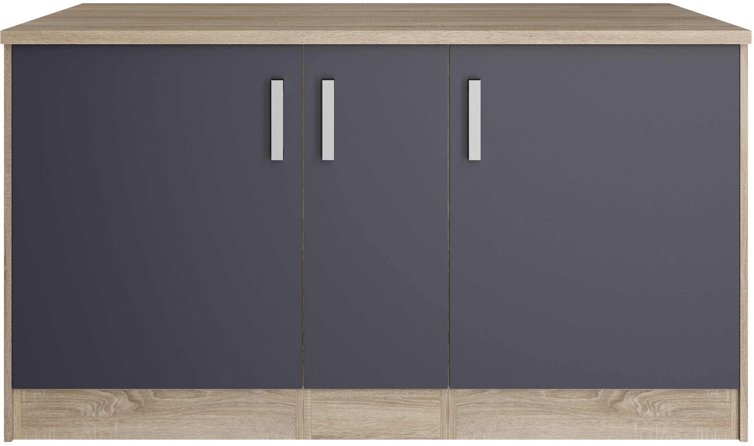 KOCHSTATION Kücheninsel »KS-Toronto«, Breite 153 cm, MDF-Fronten, Flaschenregal