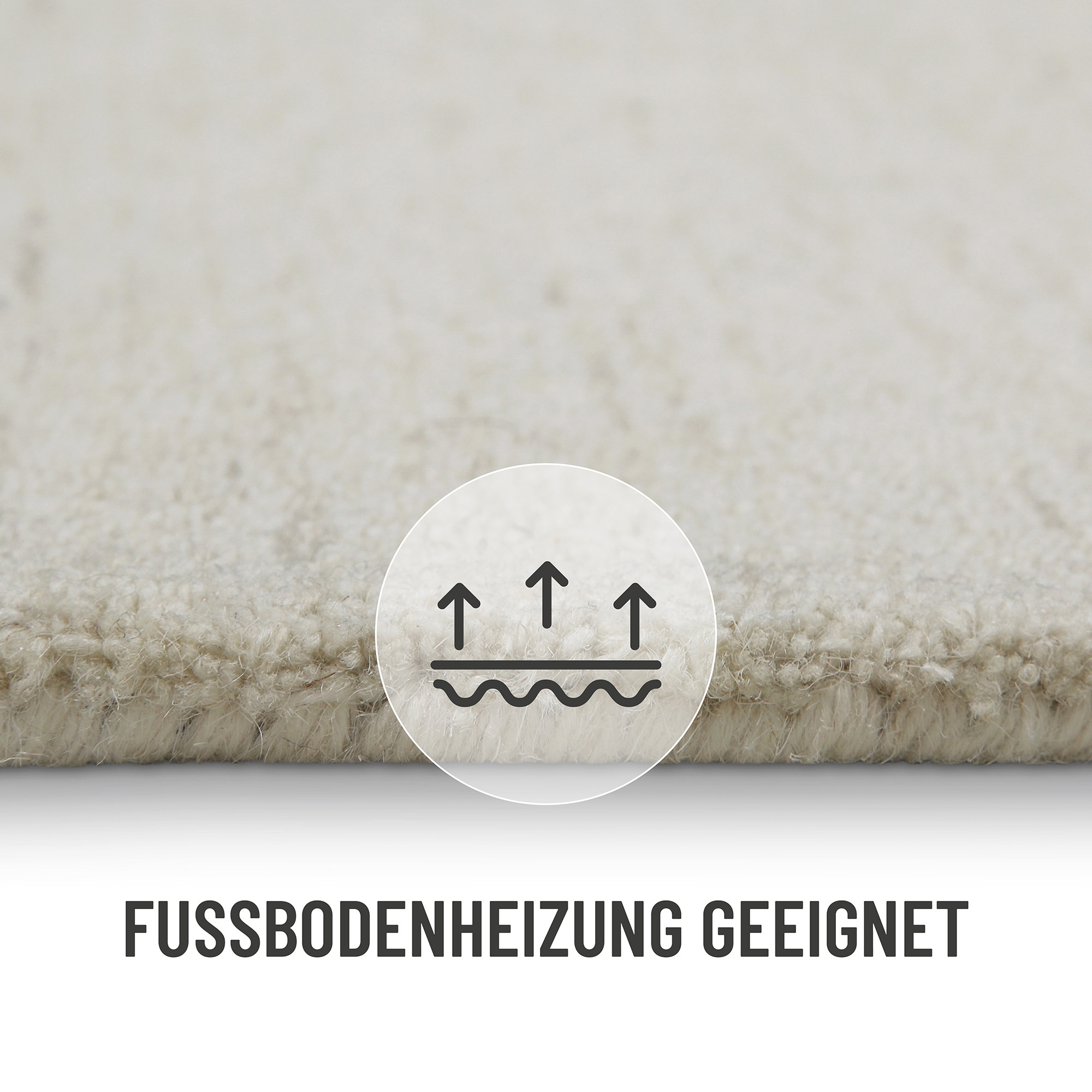 Wecon home Wollteppich »Hamptons SIXTEEN«, rechteckig, 10 mm Höhe, Läufer, Schurwolle, Kurzflor, Wohnzimmer, Schlafzimmer, elegant