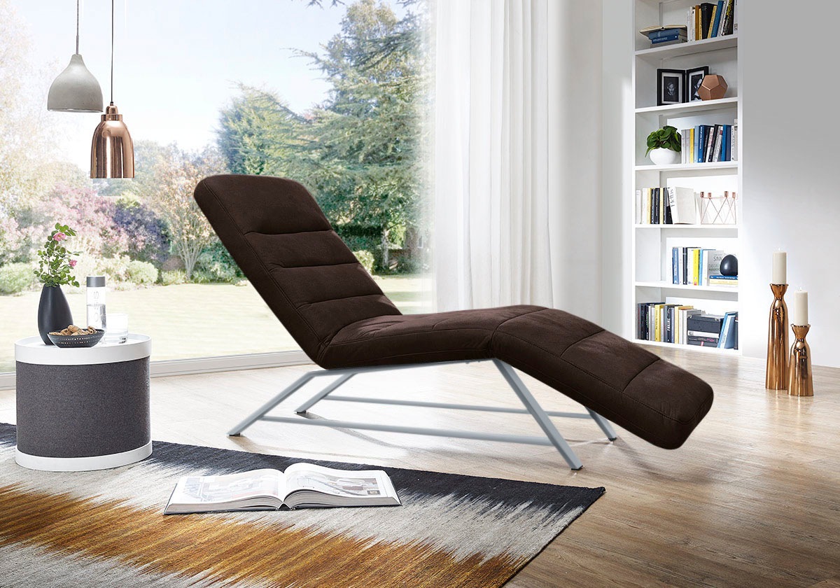 W.SCHILLIG Relaxliege »daily dreams«, Funktionsliege wahlweise mit Motor, Gestell matt, Breite 75 cm