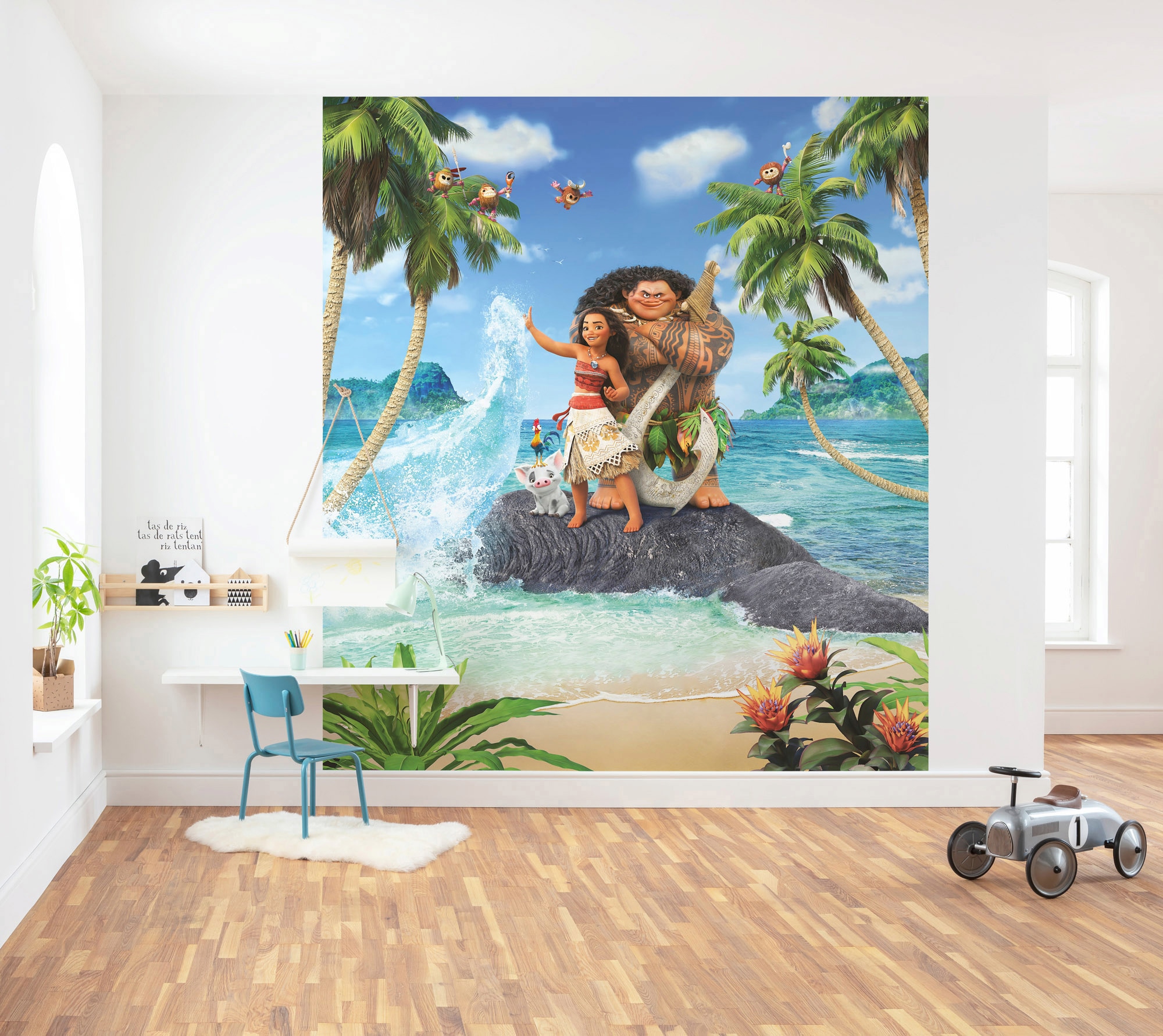 Komar Vliestapete »Digitaldruck Vlies - Moana Beach - Größe 250 x 280 cm«, günstig online kaufen