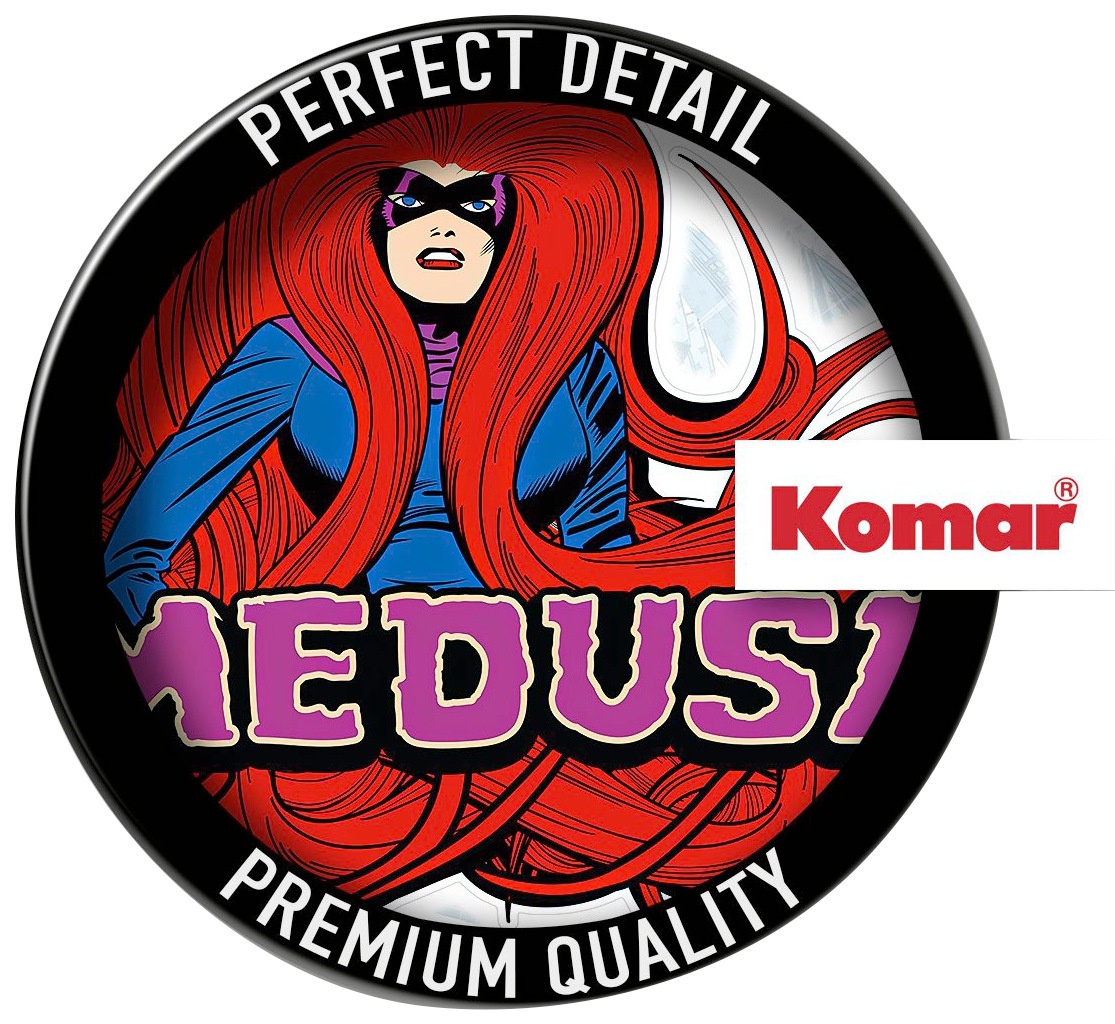 Komar Wandtattoo »Medusa Comic Classic - Größe 50 x 70 cm«, (1 St.), selbstklebend, Wandsticker, Kinderzimmer