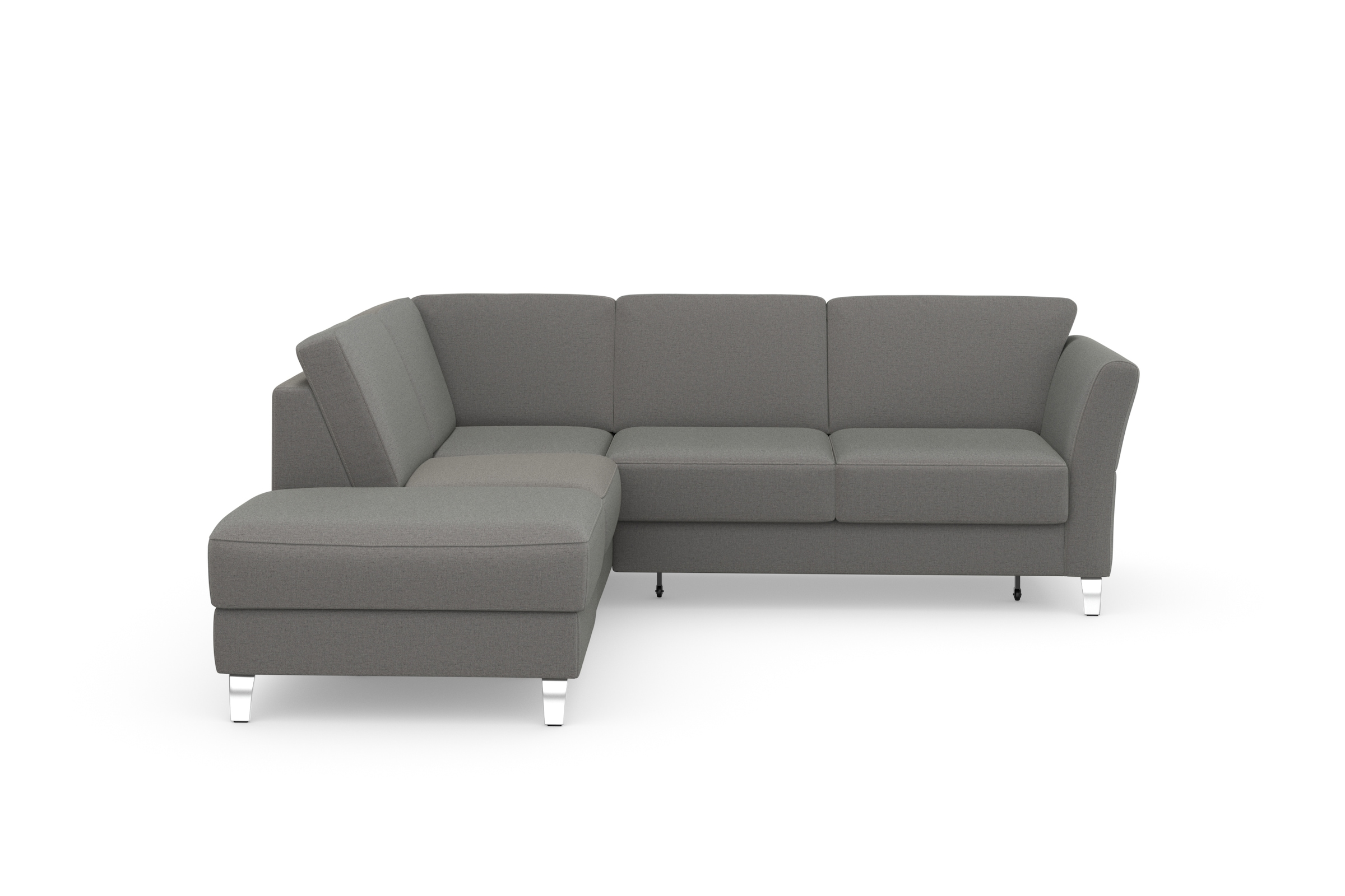 sit&more Ecksofa »Visby L-Form«, Wahlweise mit Bettfunktion und Stauraum, f günstig online kaufen