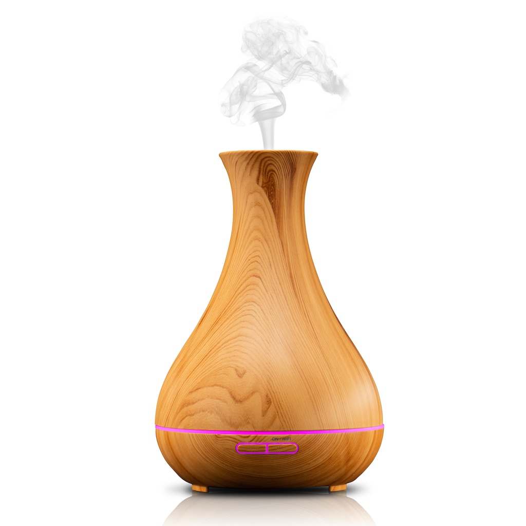Hyrican Luftbefeuchter »DT1746YN Aroma Luftbefeuchter, 400ml, App& Sprachsteuerung«, 0,4 l Wassertank