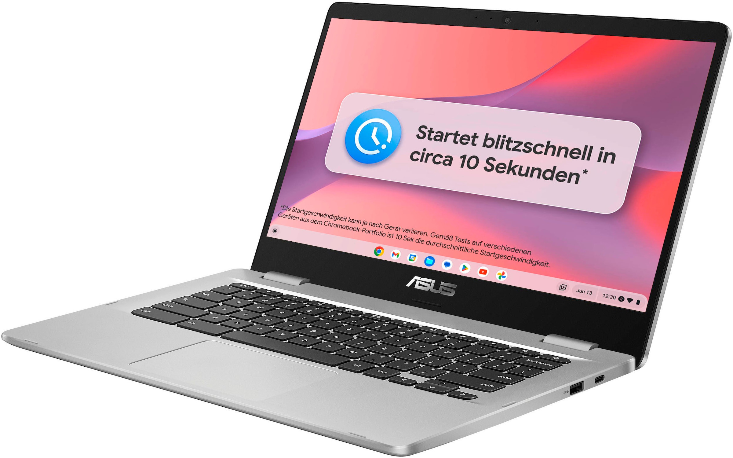 Asus Chromebook »Chromebook C424MA-BV0305«, 35,6 cm, / 14 Zoll, Intel, Celeron, UHD Graphics 600, ChromeOS, Clamshell Laptop