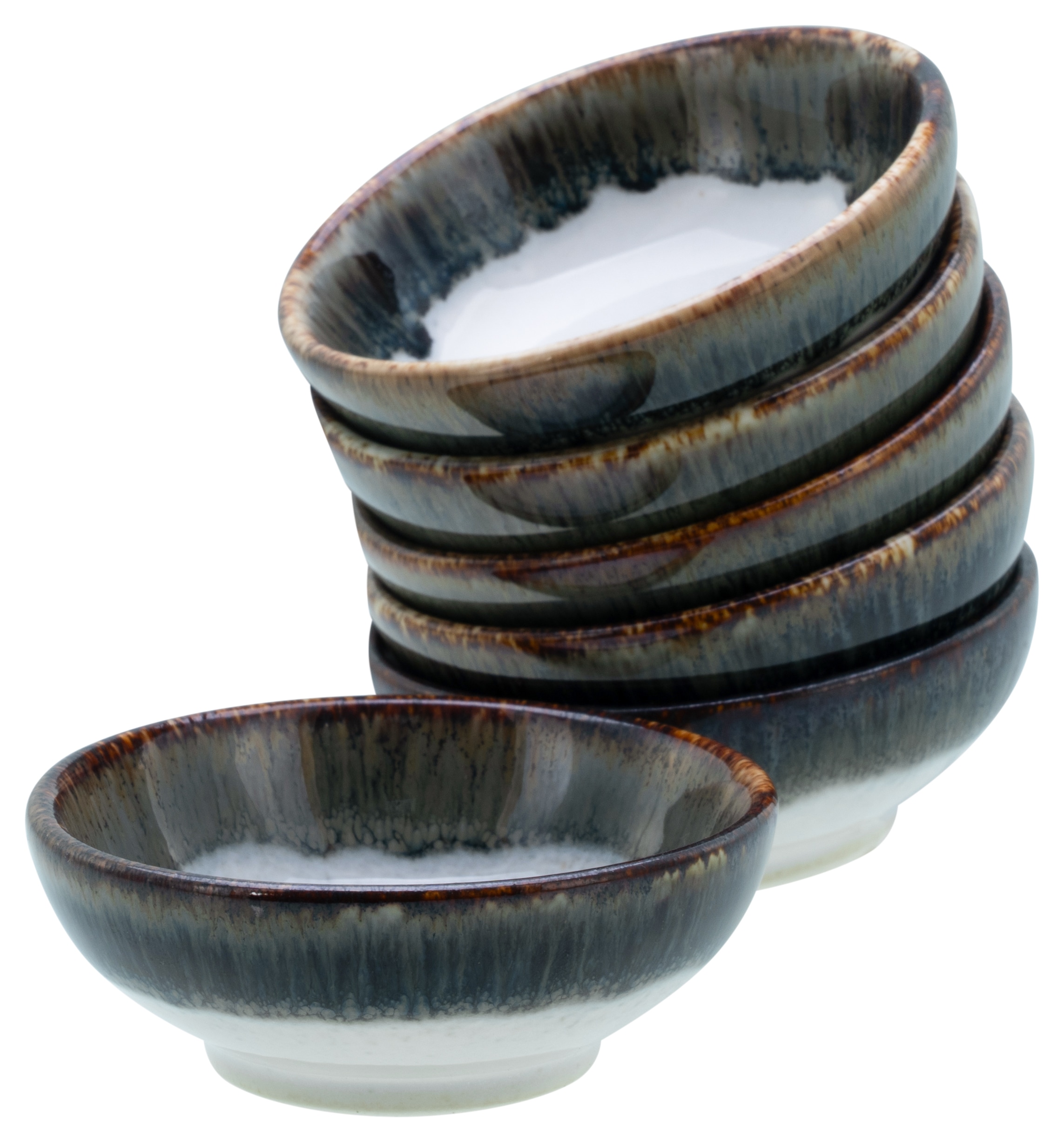 CreaTable Schale »Cascade, Sojaschale, Ø 8 cm, 6-tlg« 6 Stk. aus Steinzeug günstig online kaufen