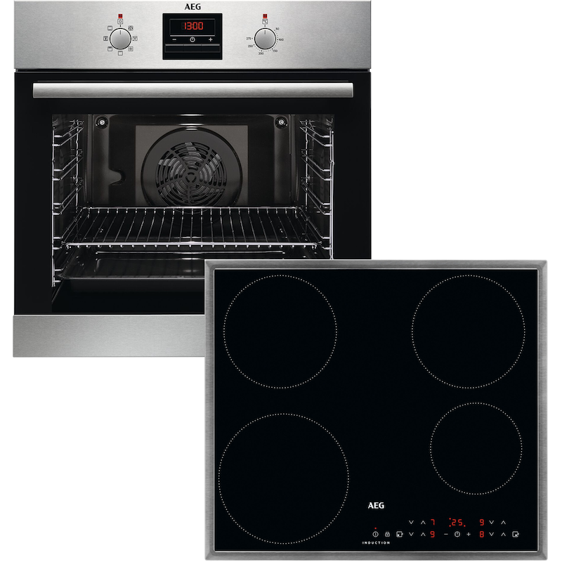 AEG Backofen-Set »BES33101ZM« mit Teleskopauszug nachrüstbar Edelstahl mit Antifingerprint Kindersicherung