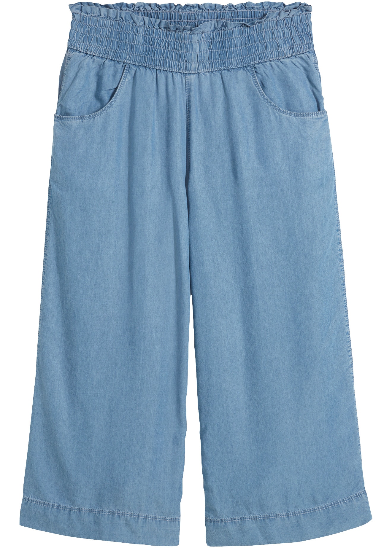 bonprix Culotte  aus Lyocellstoff, weiter Schnitt, luftiges Design, Loose Fit Passform