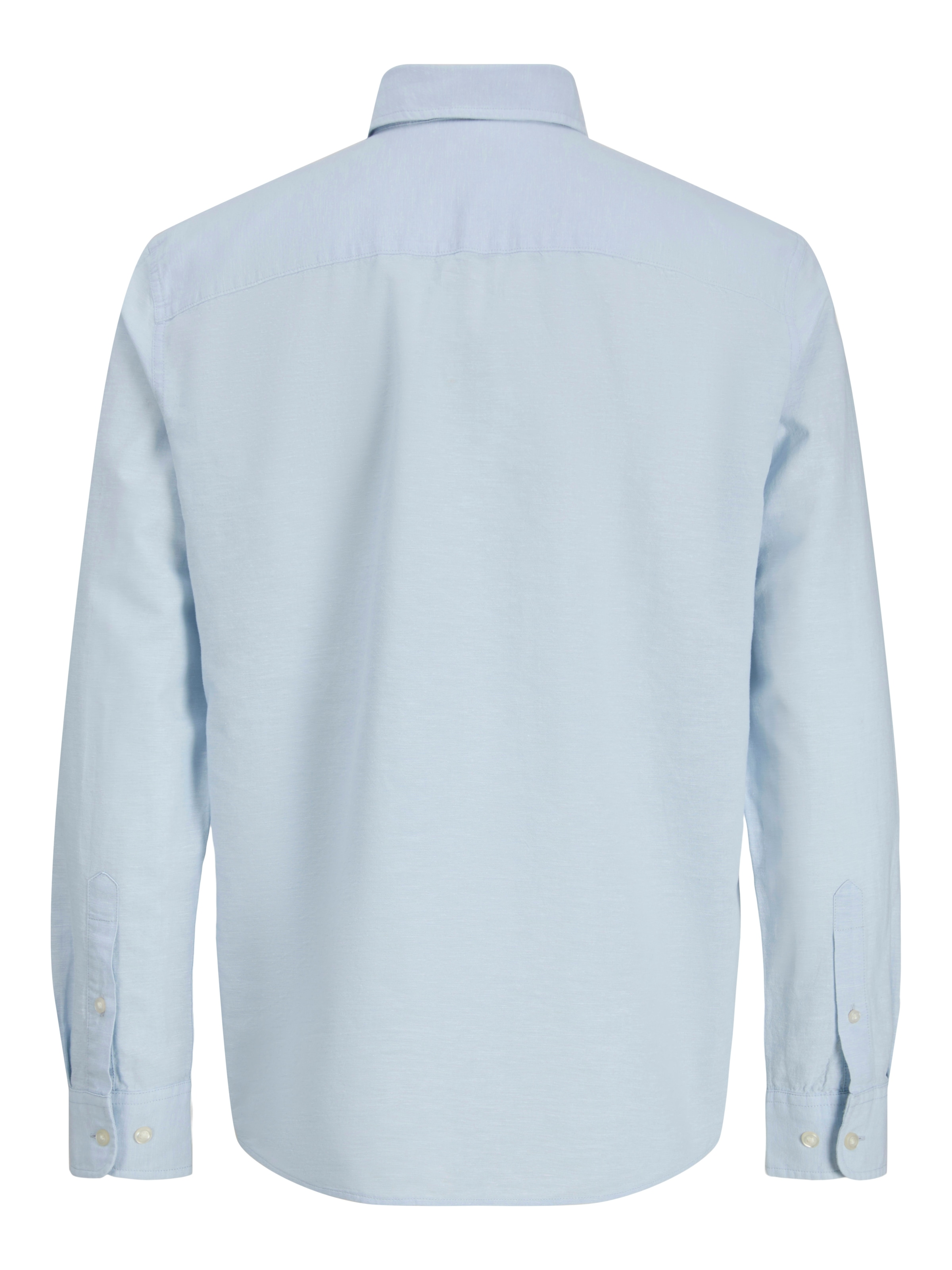 Jack & Jones Langarmhemd »JJEBREEZE LINEN BLEND SHIRT L/S SN« mit Knopfleiste