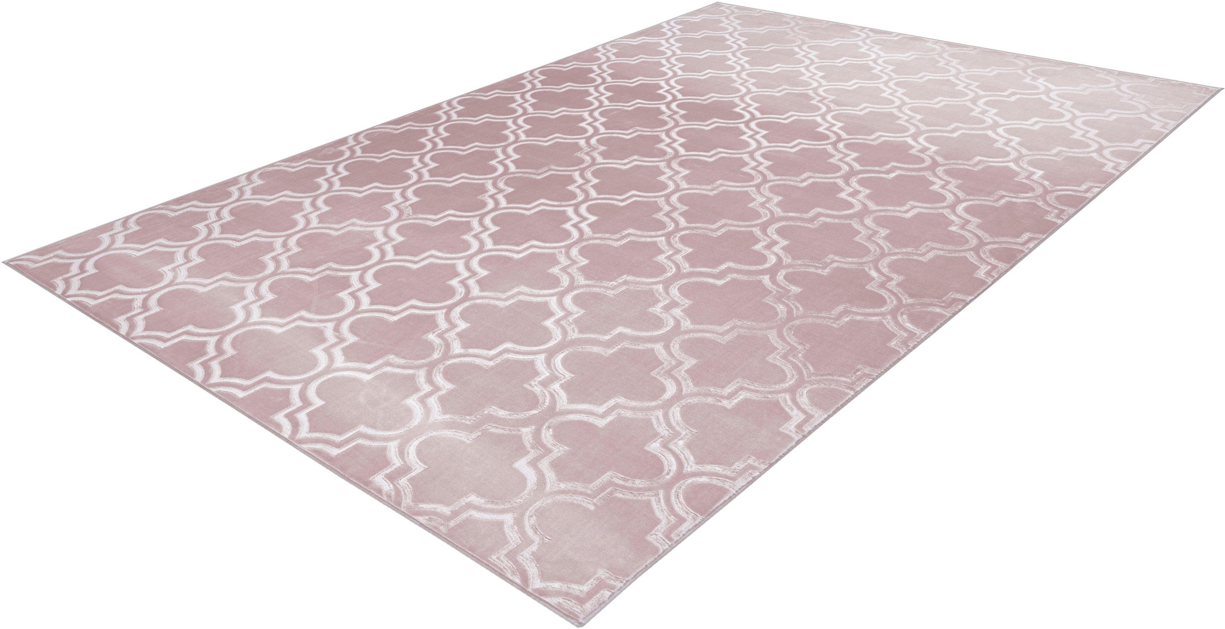 calo-deluxe Teppich »Latemar 200«, rechteckig, 7 mm Höhe, Hoch- Tief Struktur, Wohnzimmer