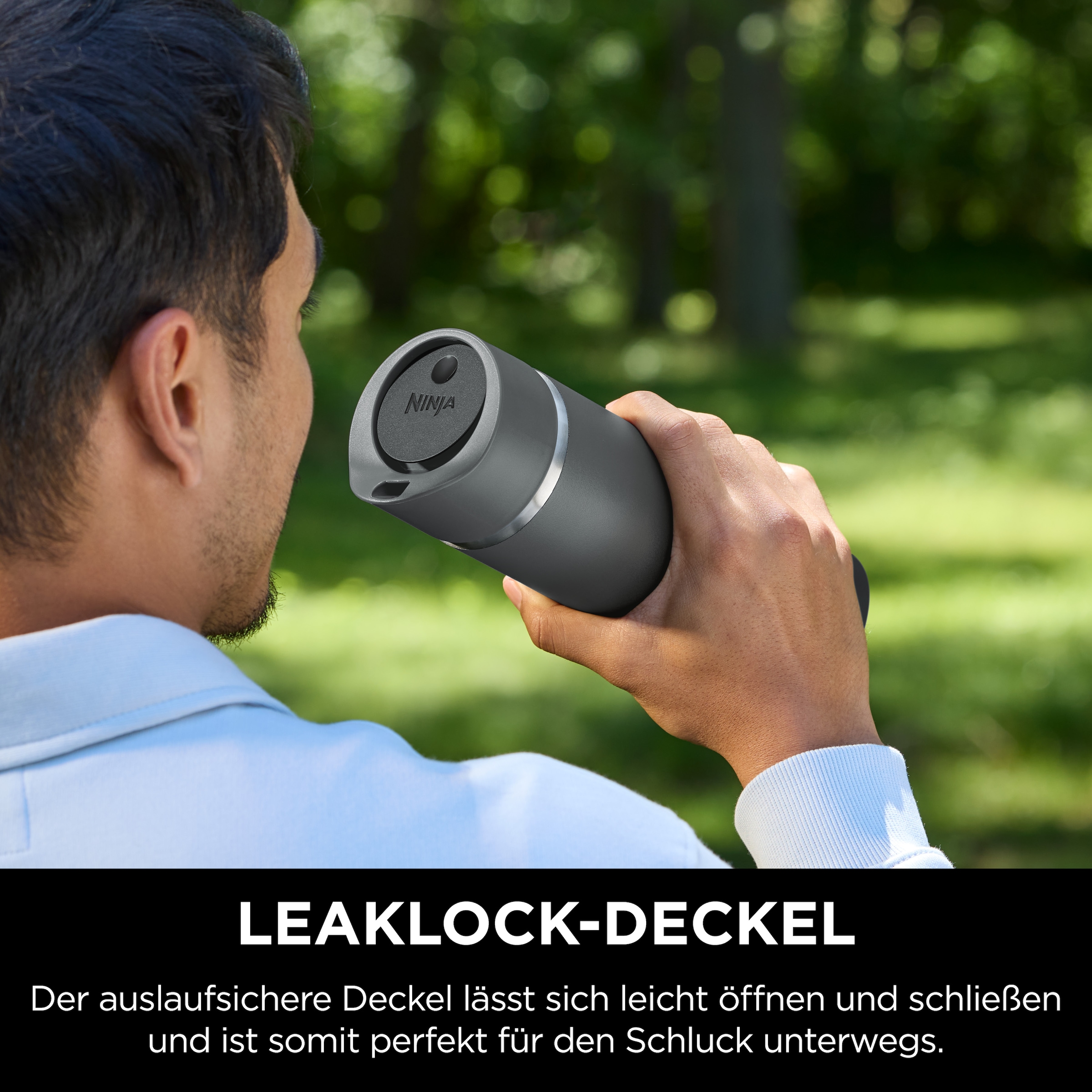 NINJA Isolierflasche »Ninja Sip Perfect Reisebecher - 300 ml DW1203EUU / 400 ml DW1603EUU«, Kontrollierte Wärme für den perfekten Schluck, jedes Mal