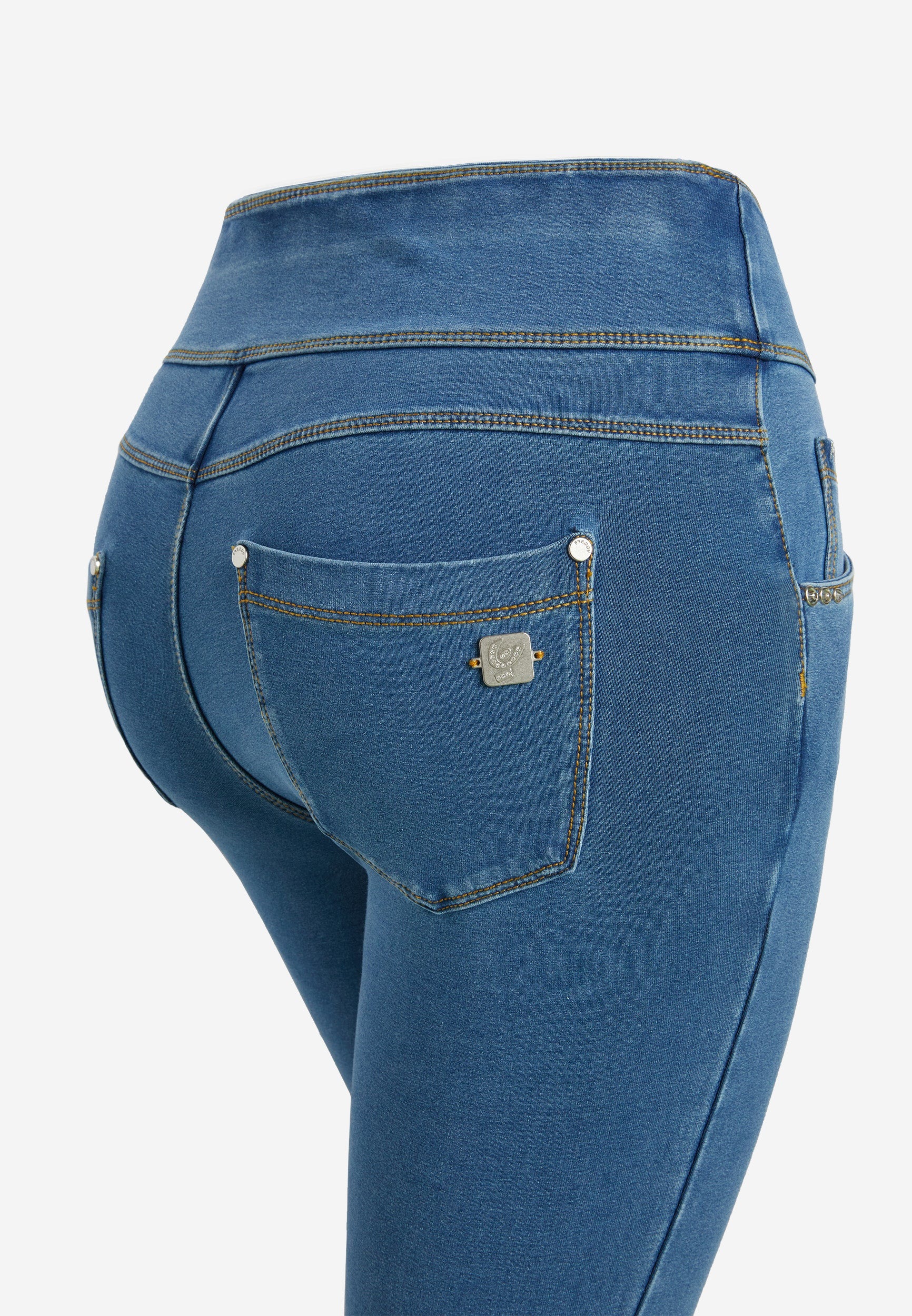 Freddy Shapingleggings »NOW SKINNY  YOGA«  mit Lifting & Shaping Effekt und Umschlagbund