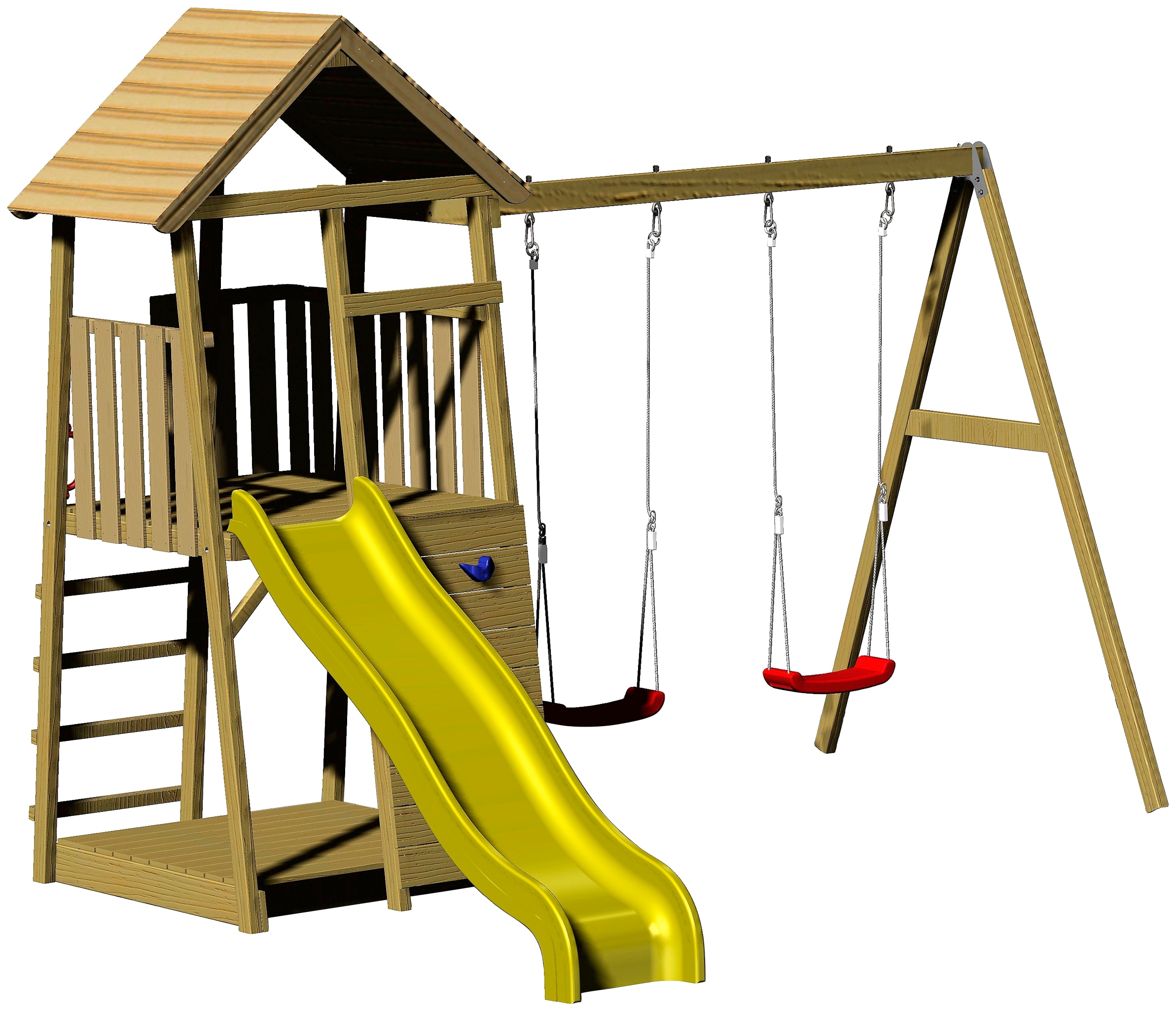 Wendi Toys Spielturm »Wendi Toys Pinguin«, BxTxH: 340x280x270 cm