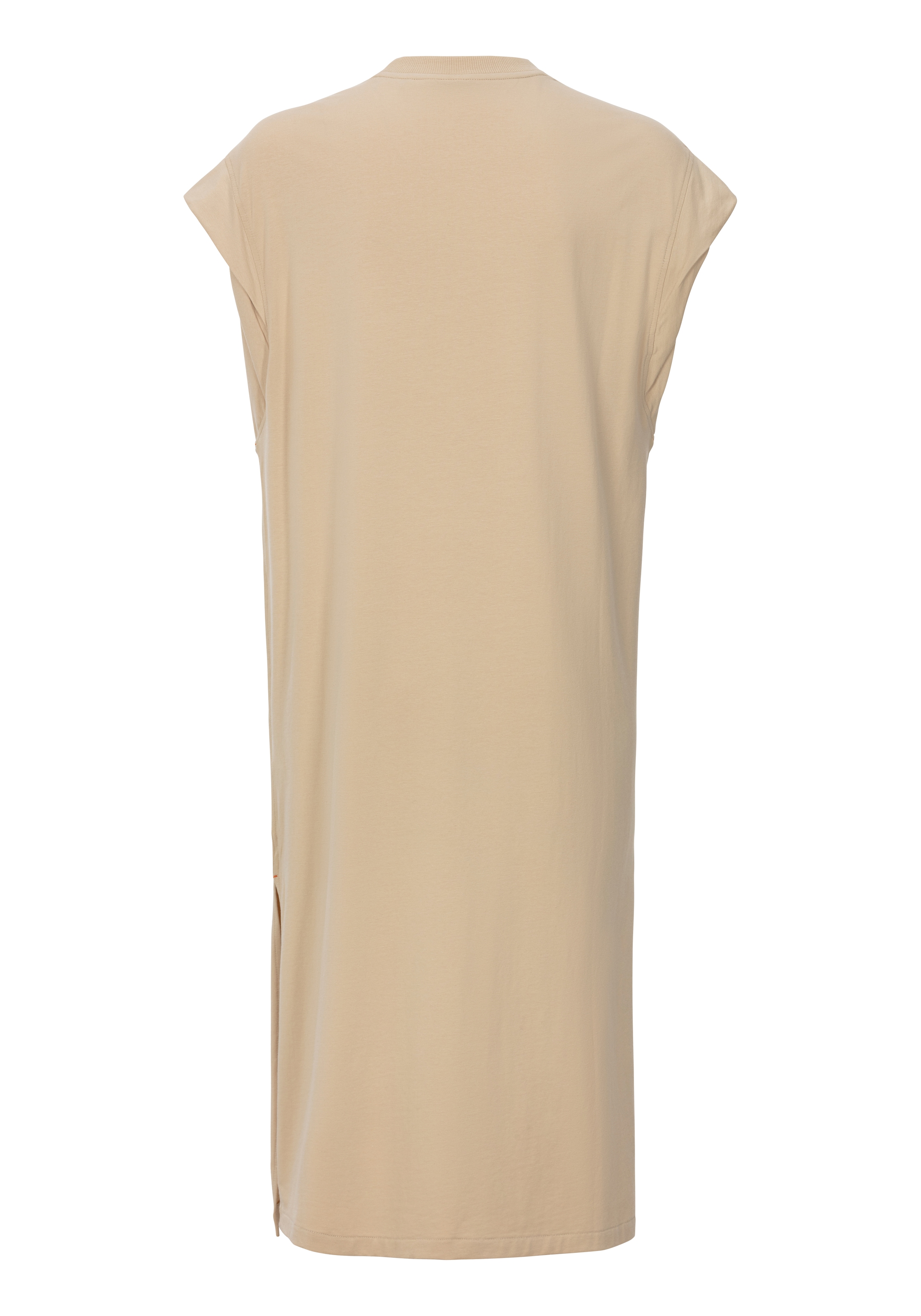 BOSS ORANGE Jerseykleid »Edress Premium Damenmode«, mit Schlitzen, Logoschriftzug