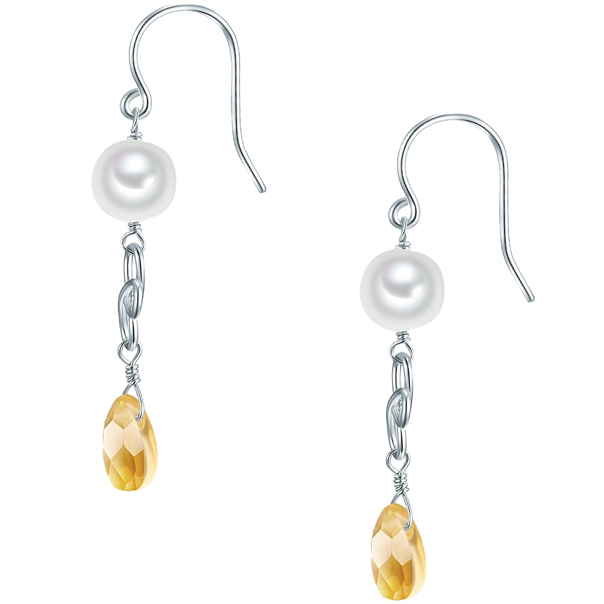 Valero Pearls Paar Ohrhänger »Set: VP862« mit Süßwasser-Zuchtperlen