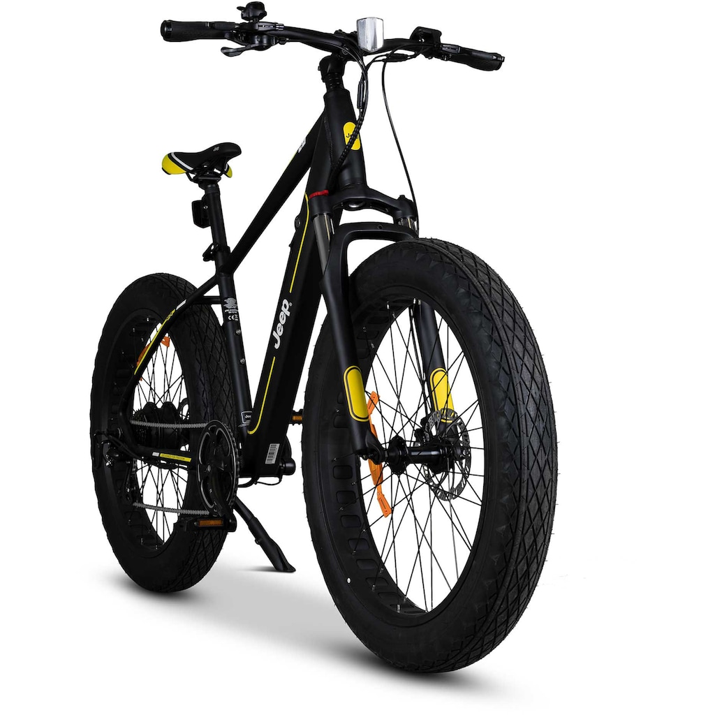 Jeep E-Bikes E-Bike »MHFR 7100 FAT«, 7 Gang, Heckmotor 250 W, (mit Akku-Ladegerät)