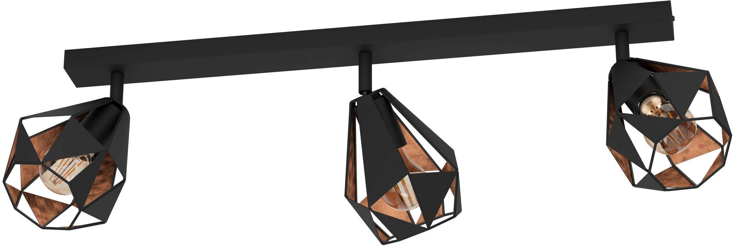 EGLO Deckenleuchte »Carlton 7 Deckenlampe, stahl, Vintage, Industrial Retro günstig online kaufen