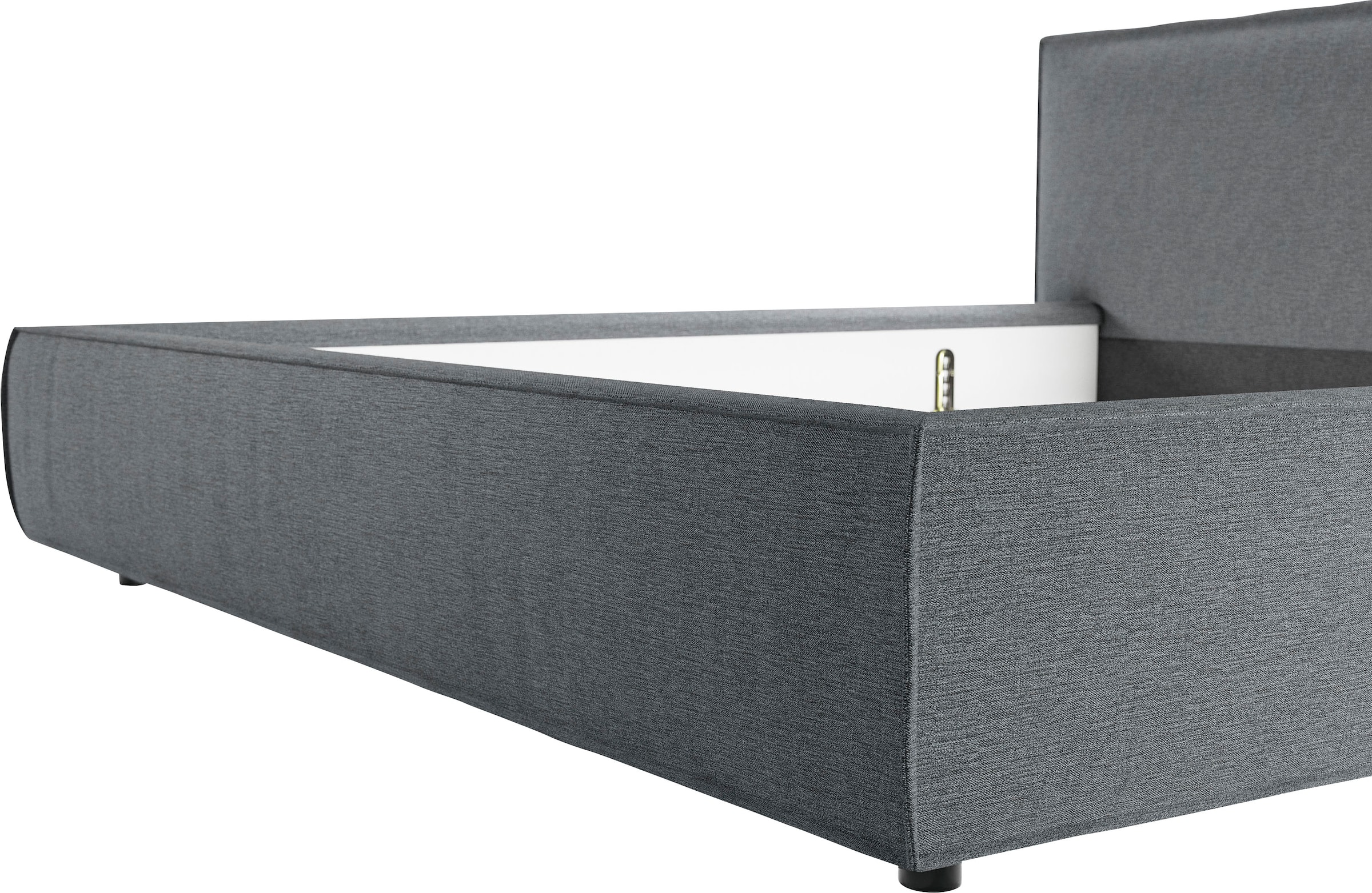 Home affaire Polsterbett »Adrina mit Biesenoptik, Feincord und Luxus-Microfaser« bis 280kg, auch in Überlänge 220 cm, 4 Breiten bis 200cm