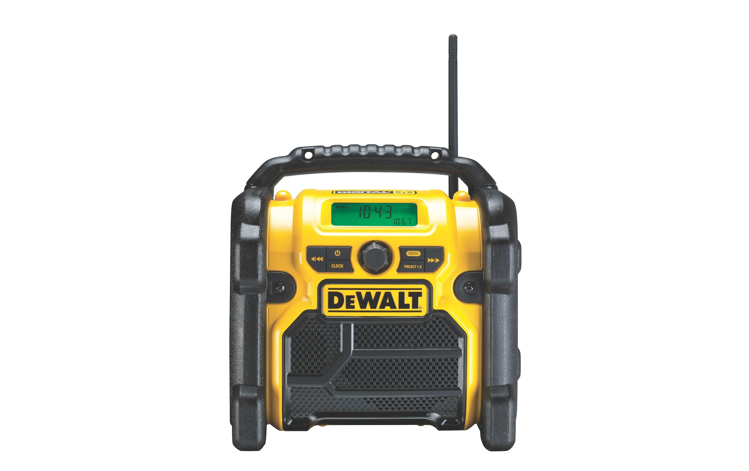 DeWalt Baustellenradio »Akku- & Netz« ( Digitalradio (DAB+) | FM-Tuner )