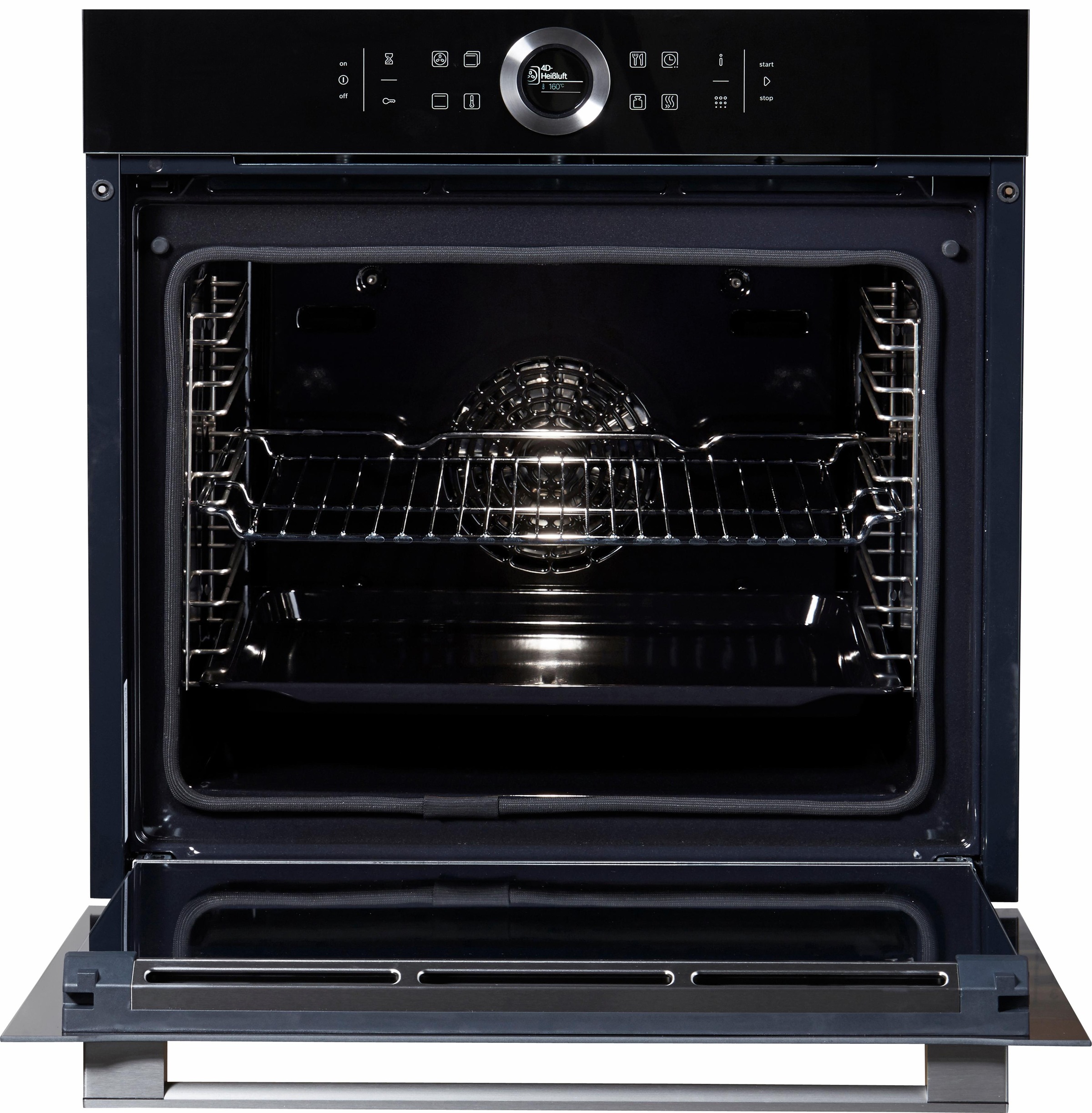 5. Bild von BOSCH Pyrolyse Backofen »HBG675BB1«, Serie 8, HBG675BB1, mit Teleskopauszug nachrüstbar, Pyrolyse-Selbstreinigung, mit AutoPilot