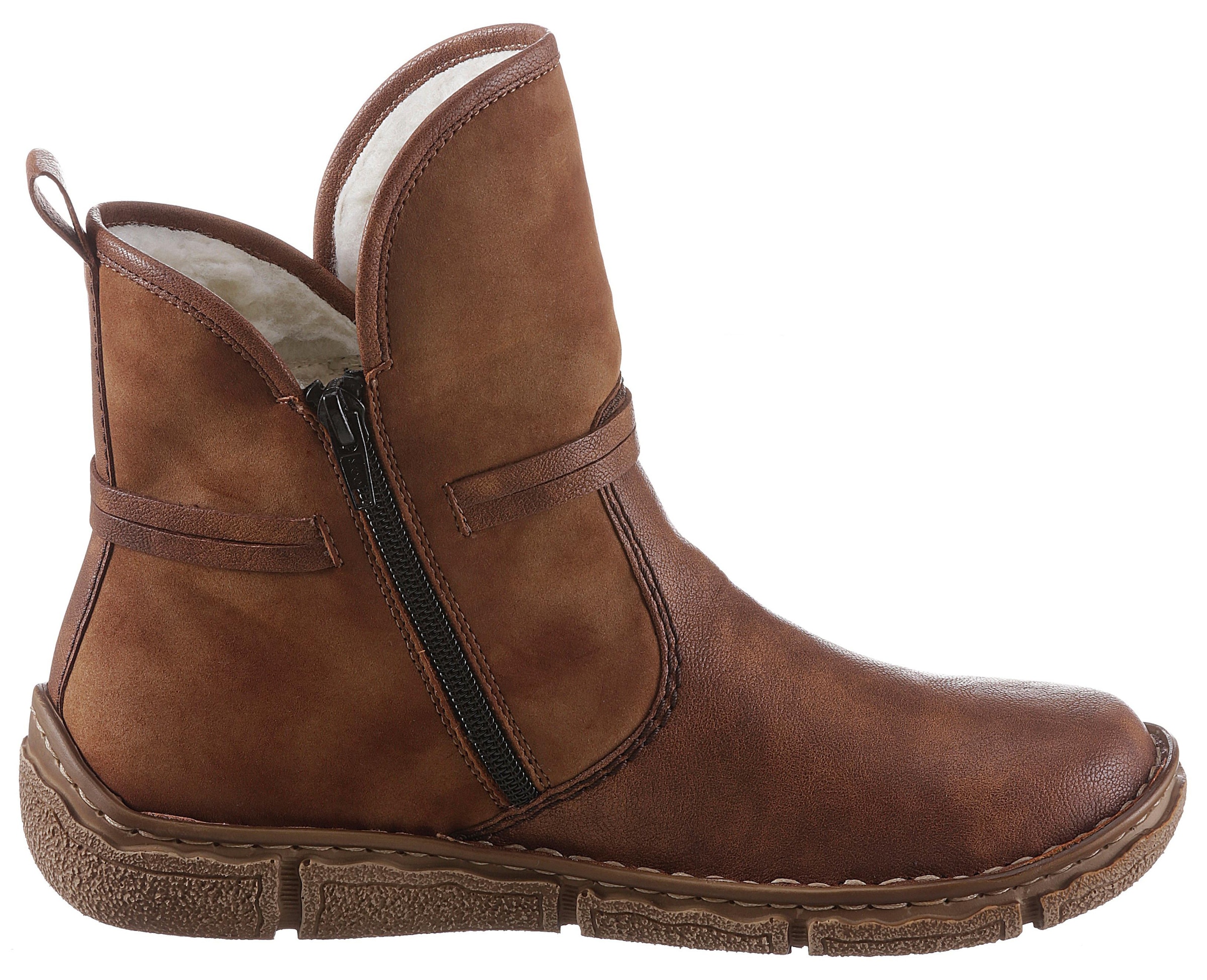 Rieker Winterboots  , Winterstiefelette, Schlupfboots, im Materialmix