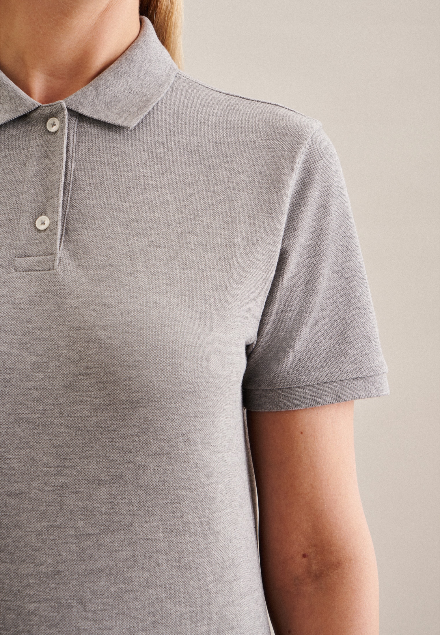 seidensticker Poloshirt »Schwarze Rose«, 1/2 Kragen Uni
