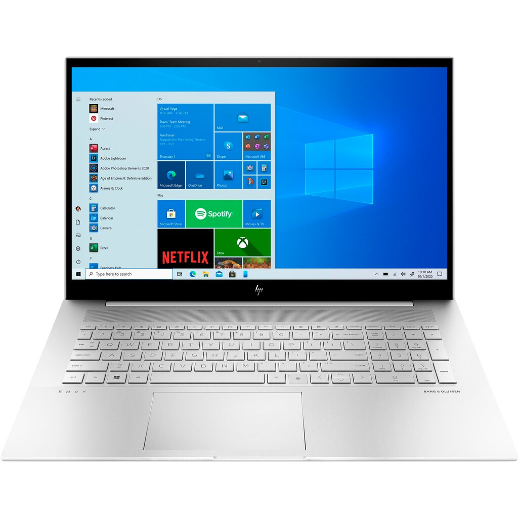 HP Notebook »ENVY 17-ch0076ng«, 43,9 cm, / 17,3 Zoll, Intel, Core i7, GeForce MX450, 512 GB SSD