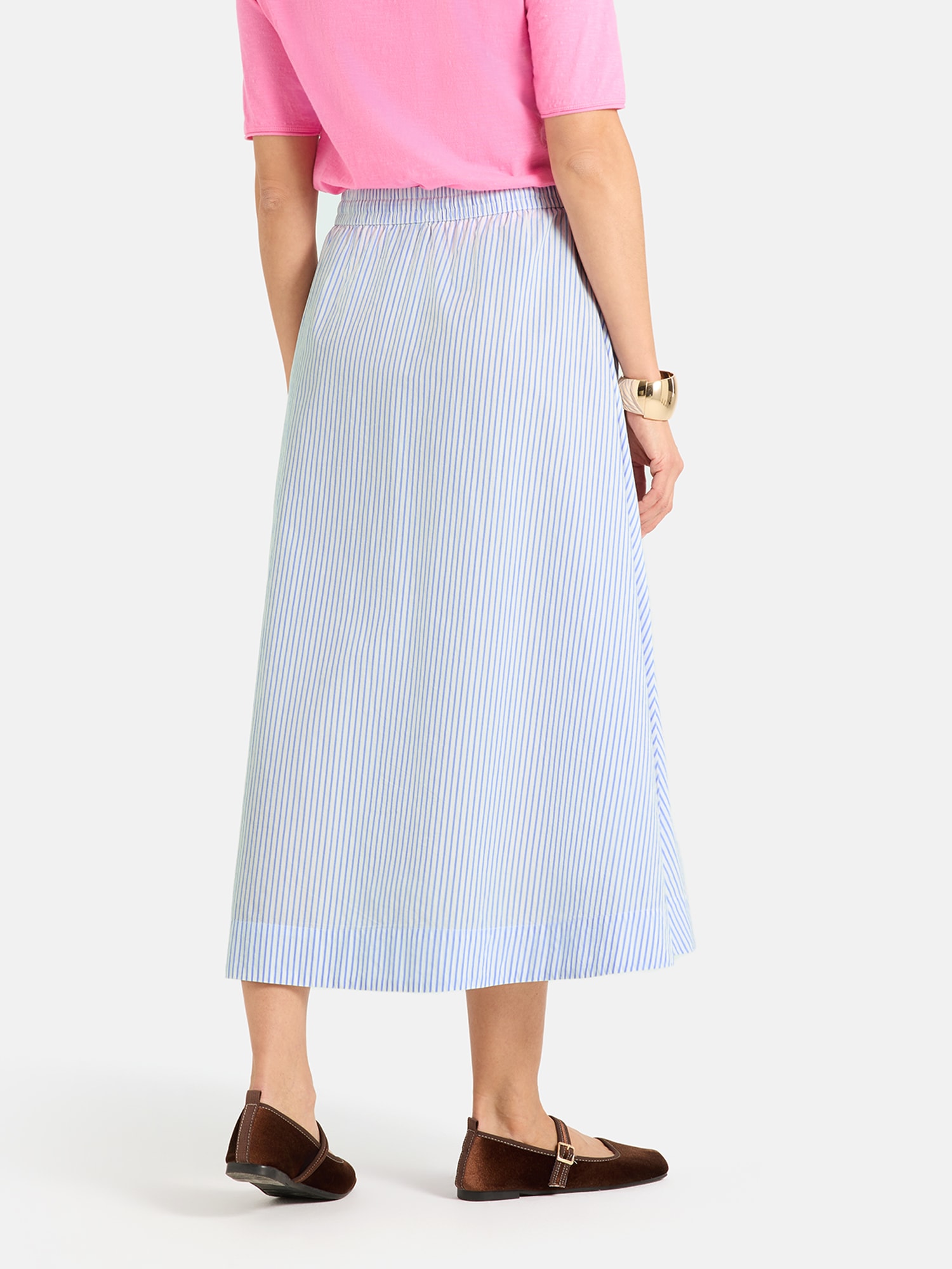 Lieblingsstück Midirock »FrankaL« mit gestickten Details, Elastikbund