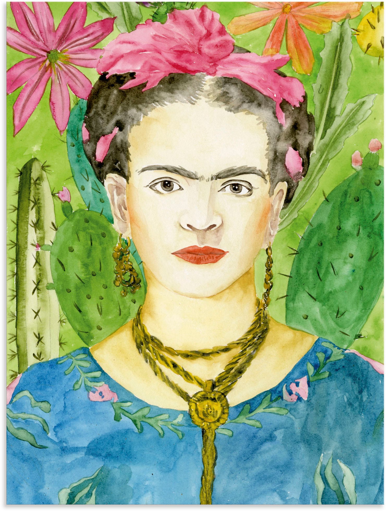 Artland Wandbild »Frida Kahlo II«, Bilder von Frauen, (1 St.), als Alubild, günstig online kaufen