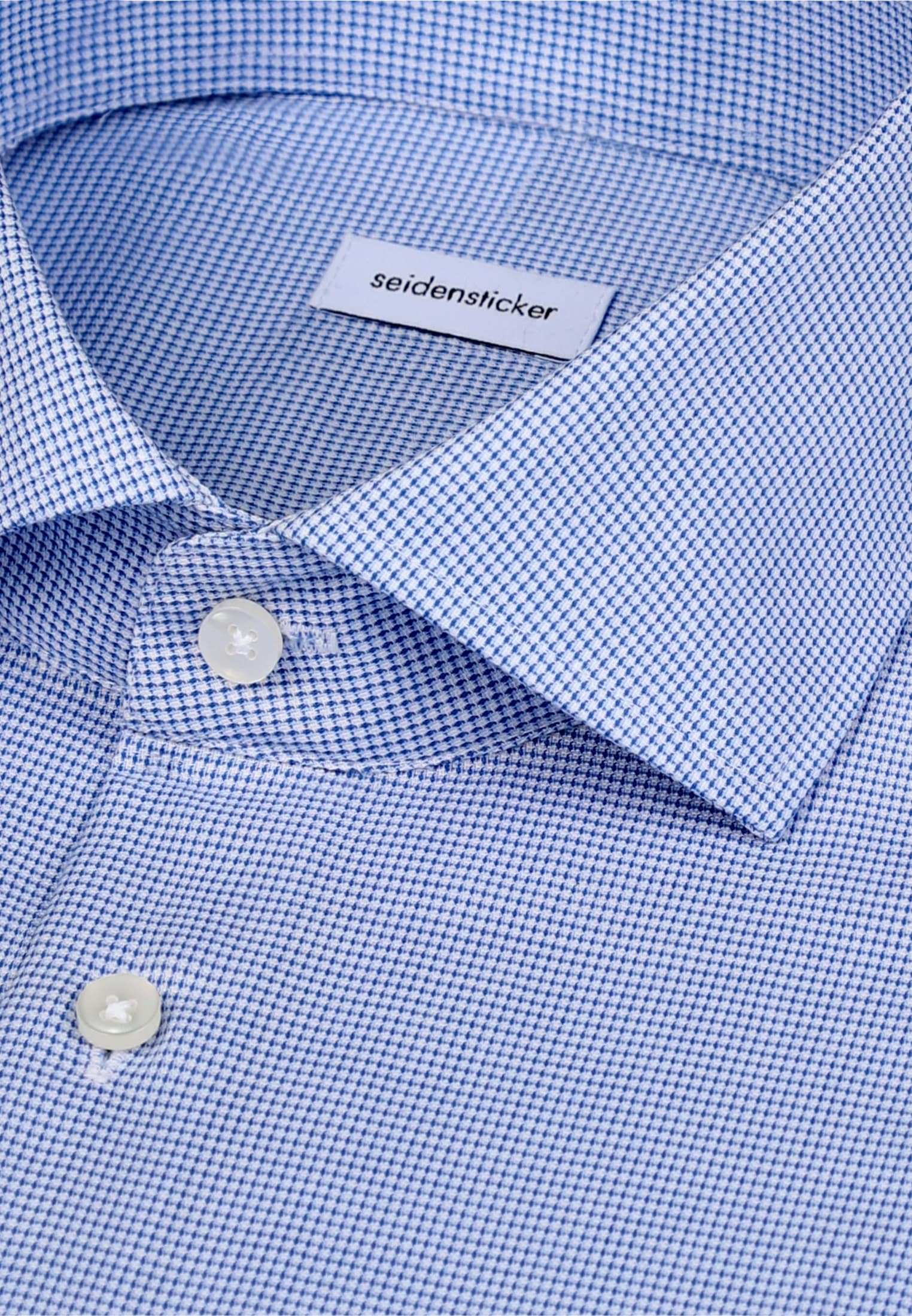 seidensticker Businesshemd »Schwarze Rose« X-Slim 1/1 Kentkragen Struktur