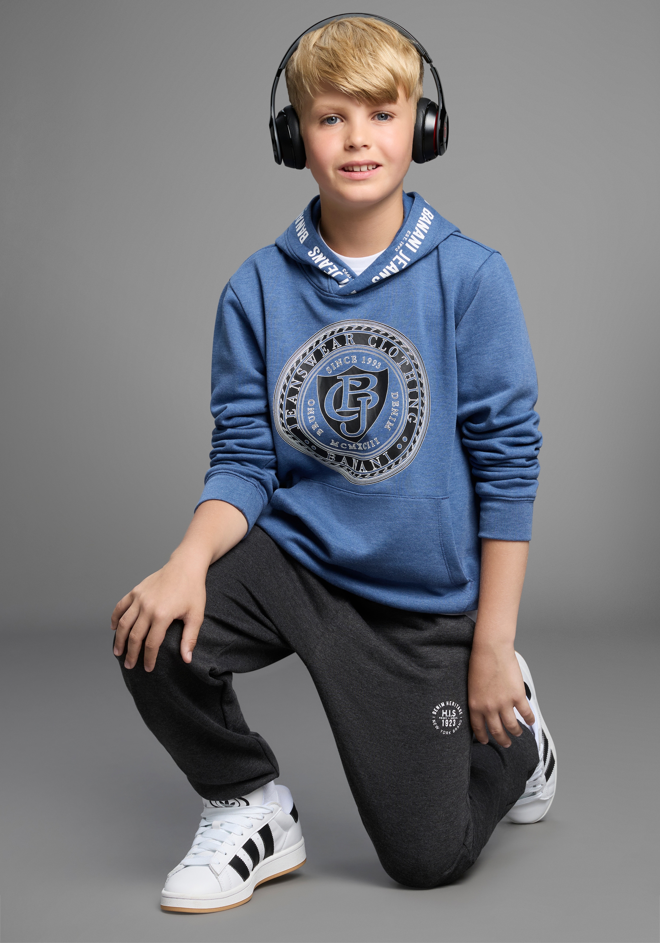H.I.S Sweathose »Basic Sweatshose, Jogginghose«, NEU: HIS für TEENS! Sweathose mit kleinem Badge