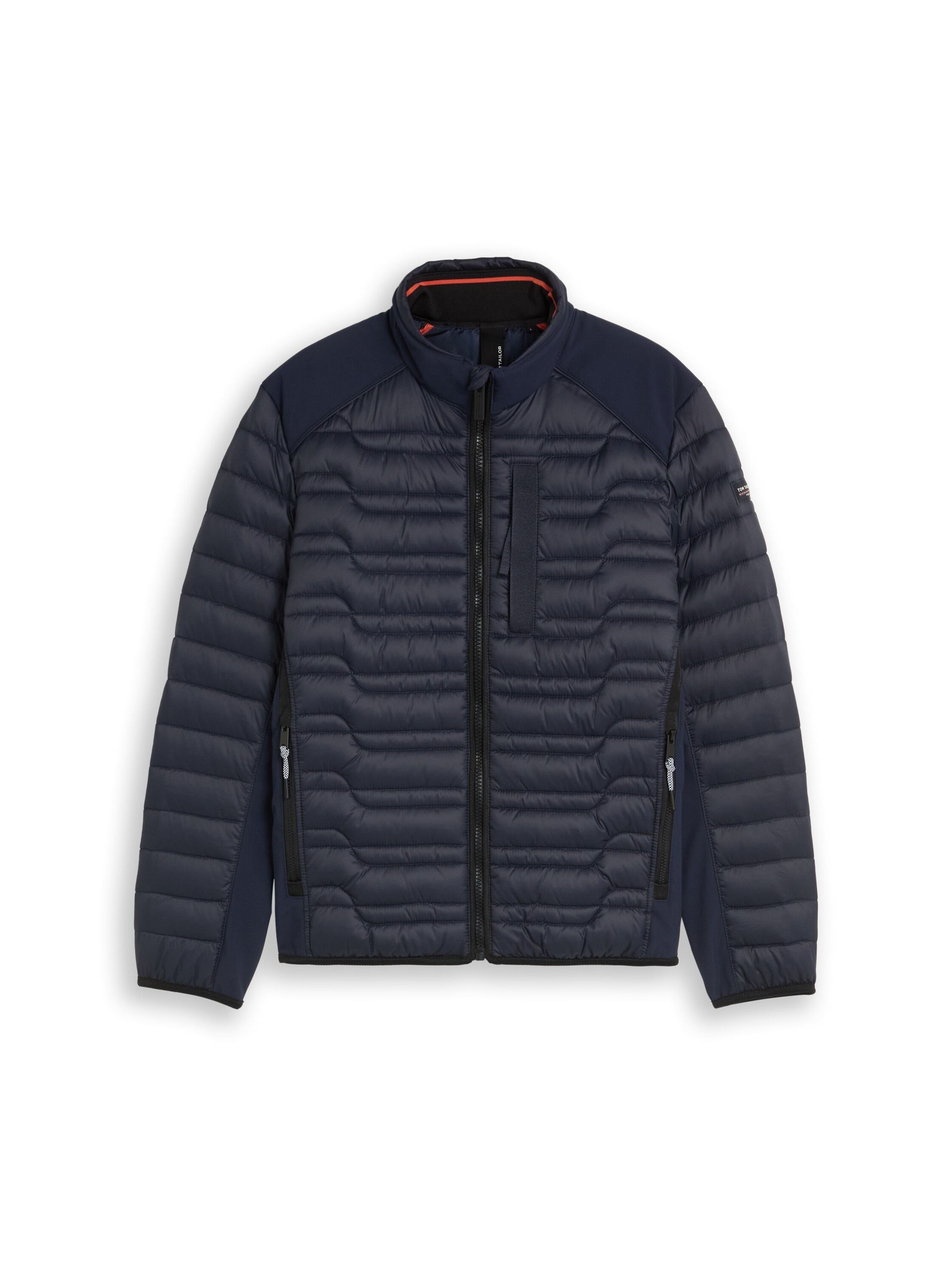 TOM TAILOR Steppjacke ohne Kapuze mit Stehkragen und Reißverschluss