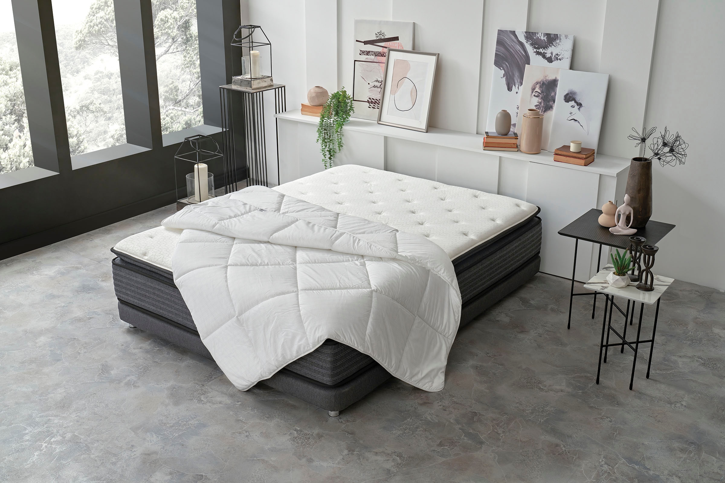 Yatas Bedding Kunstfaserbettdecke »Anti-Stress Decke, Decke 135x200, 200x20 günstig online kaufen