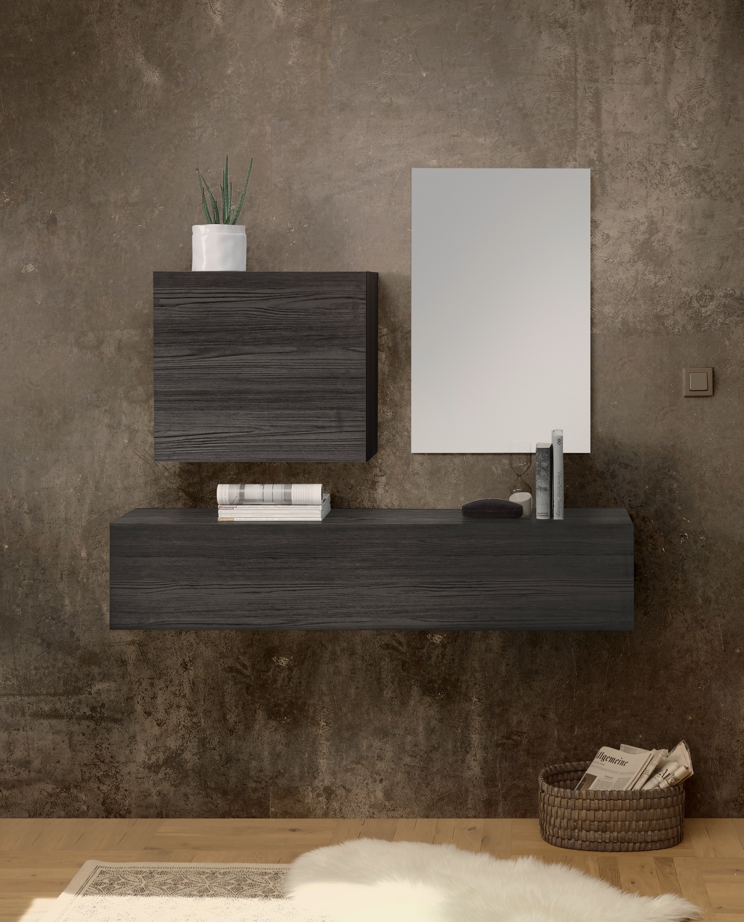 INOSIGN Klapphängeschrank »City«, Breite 138 cm