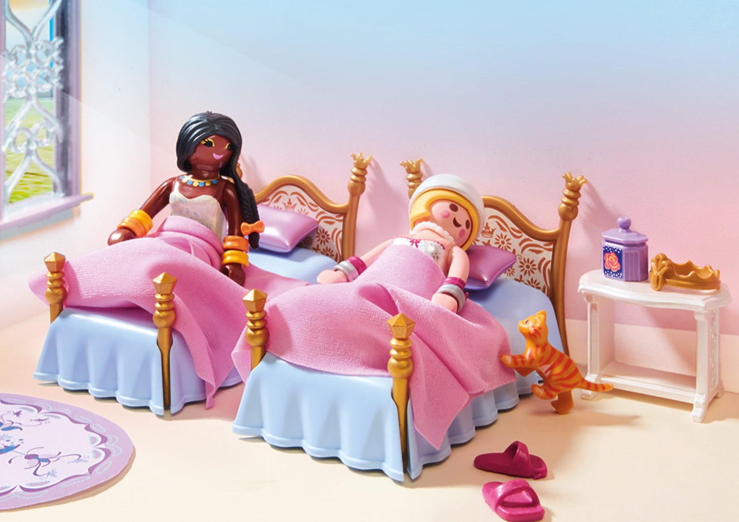 Playmobil® Konstruktions-Spielset »Schlafsaal (70453), Princess«, (73 St.), Made in Germany