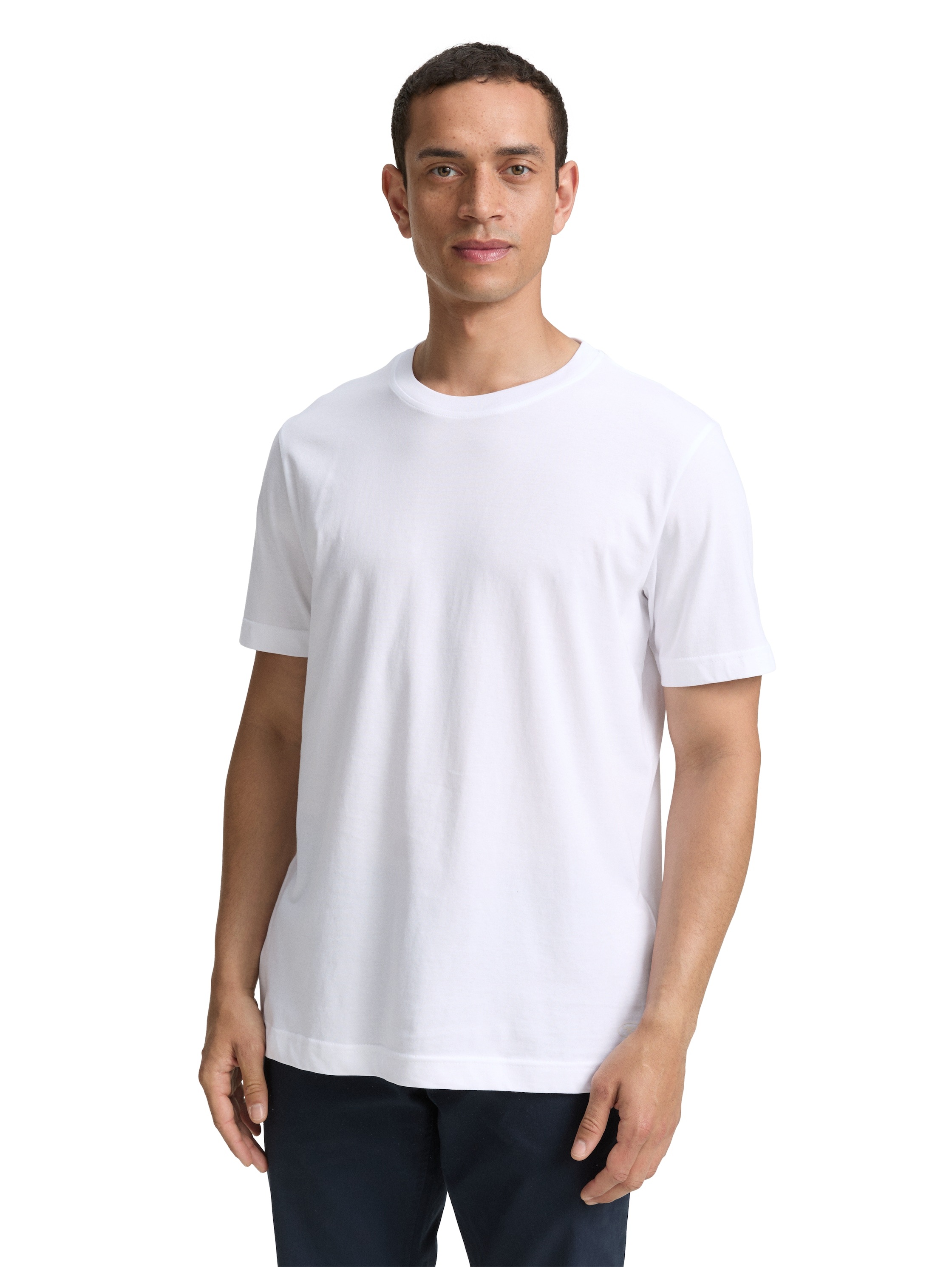 TOM TAILOR T-Shirt, (Packung, 2 tlg.), mit Logo Print
