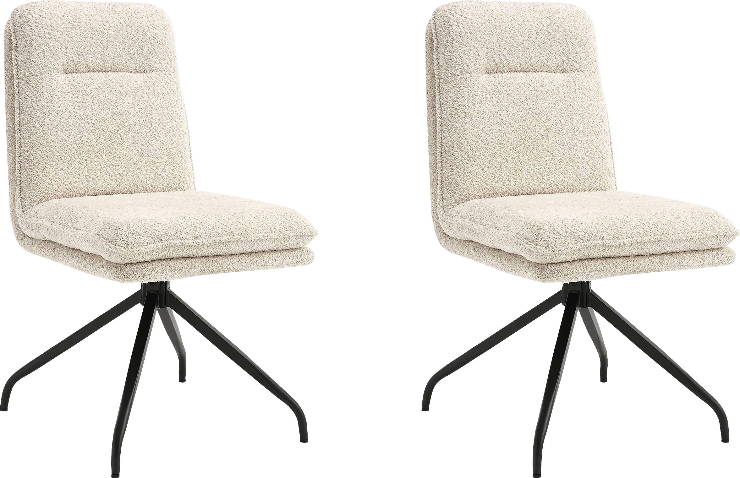 Home affaire Esszimmerstuhl »Valencia«, (Set), 2 St., Boucle, verschiedene günstig online kaufen