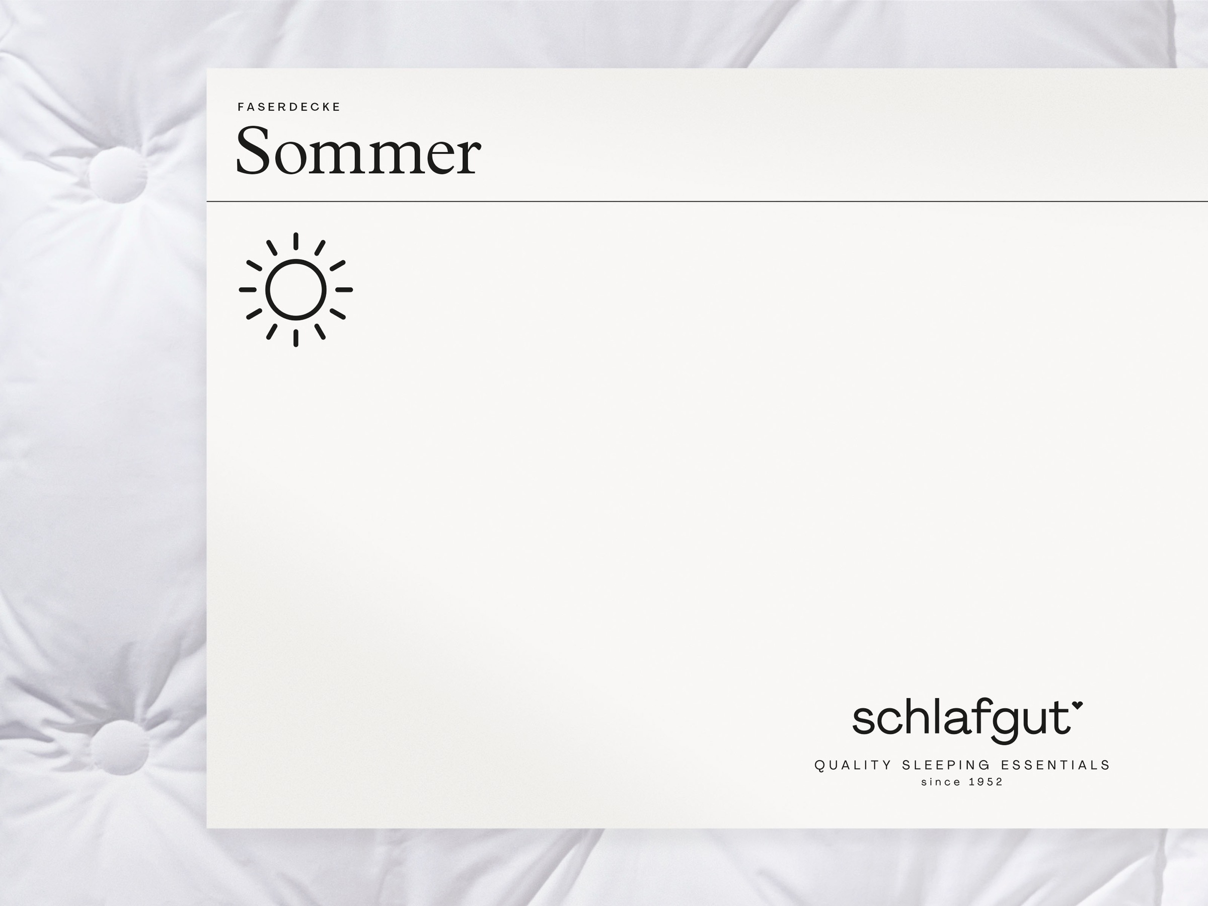 Schlafgut Microfaserbettdecke »Pure«, leicht, (1 St.), Bettdecke in 135x200 cm und weiteren Größen, für Sommer oder Winter