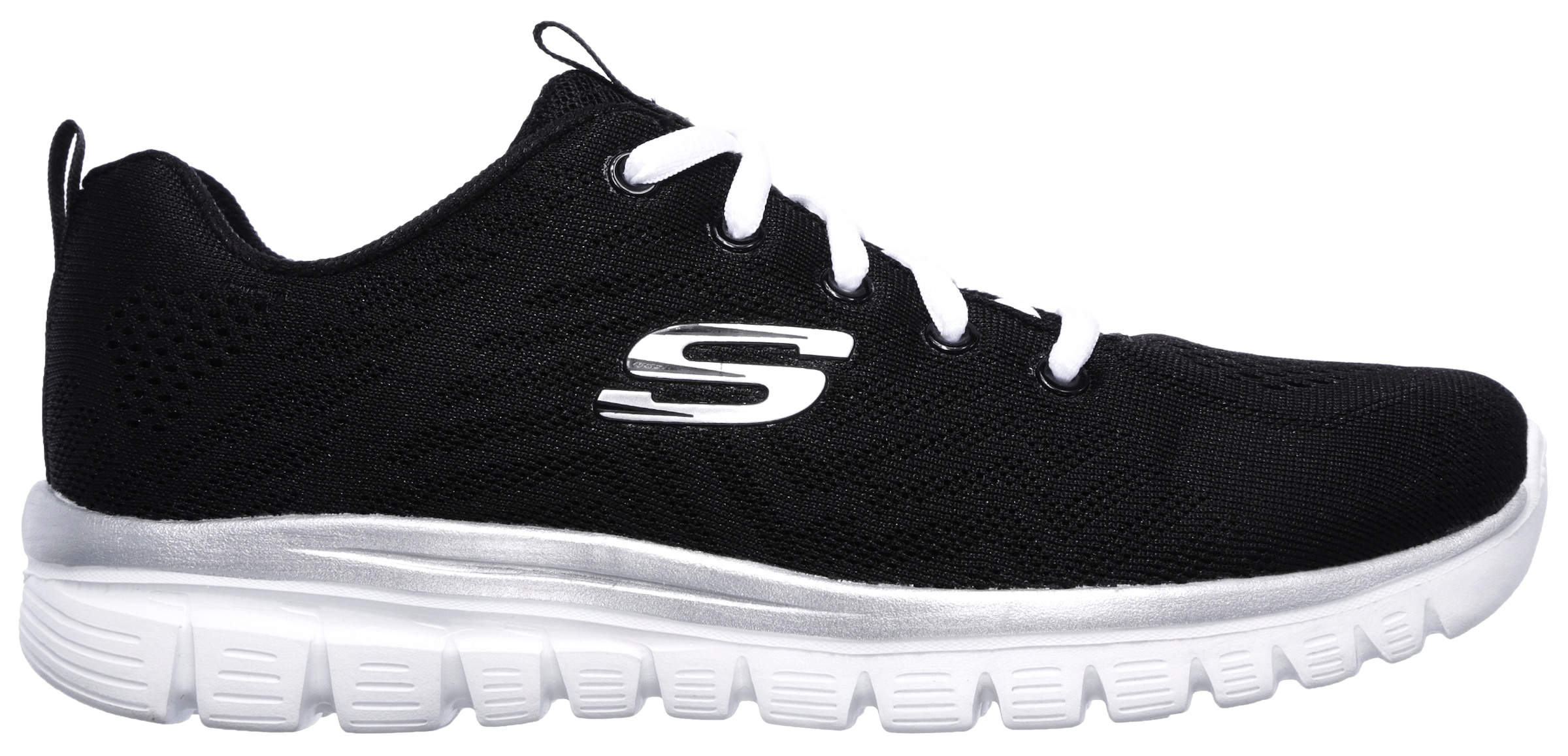 Skechers Sneaker »GRACEFUL - GET CONNECTED«, Freizeitschuh, Halbschuh, Schnürschuh in Schuhweite G (weit)