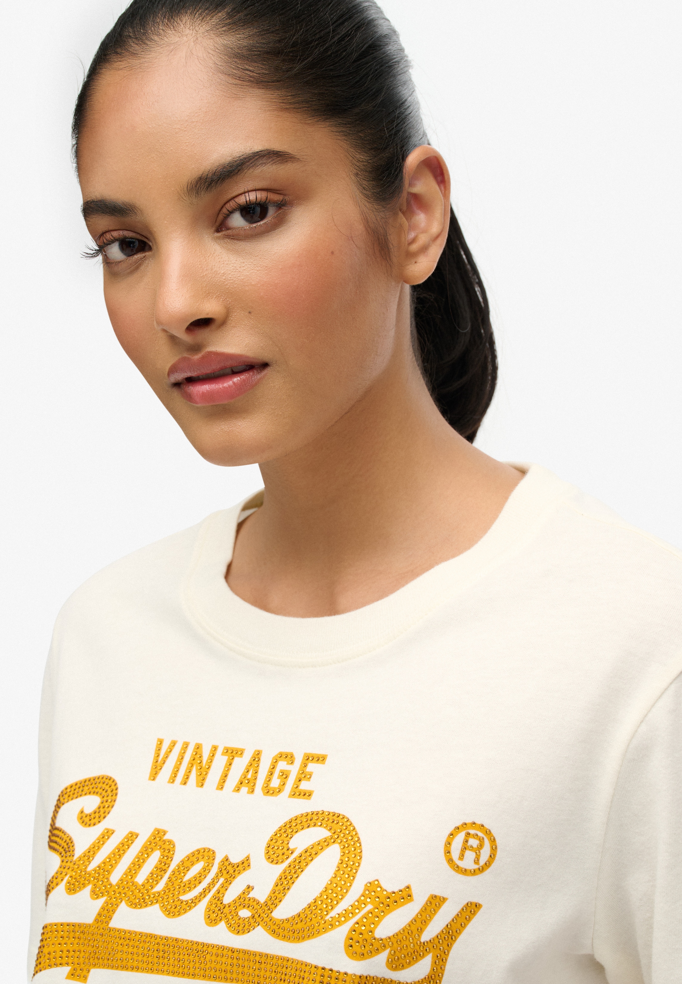 Superdry Print-Shirt »EMBELLISHED VL RELAXED TEE«