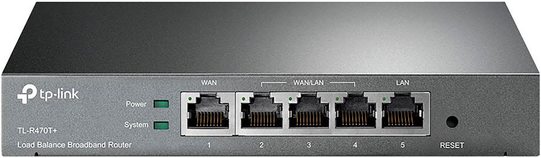 TP-Link LAN-Router »TL-R470T+ 5-Port Multi-WAN Loadbalance Breitbandrouter«