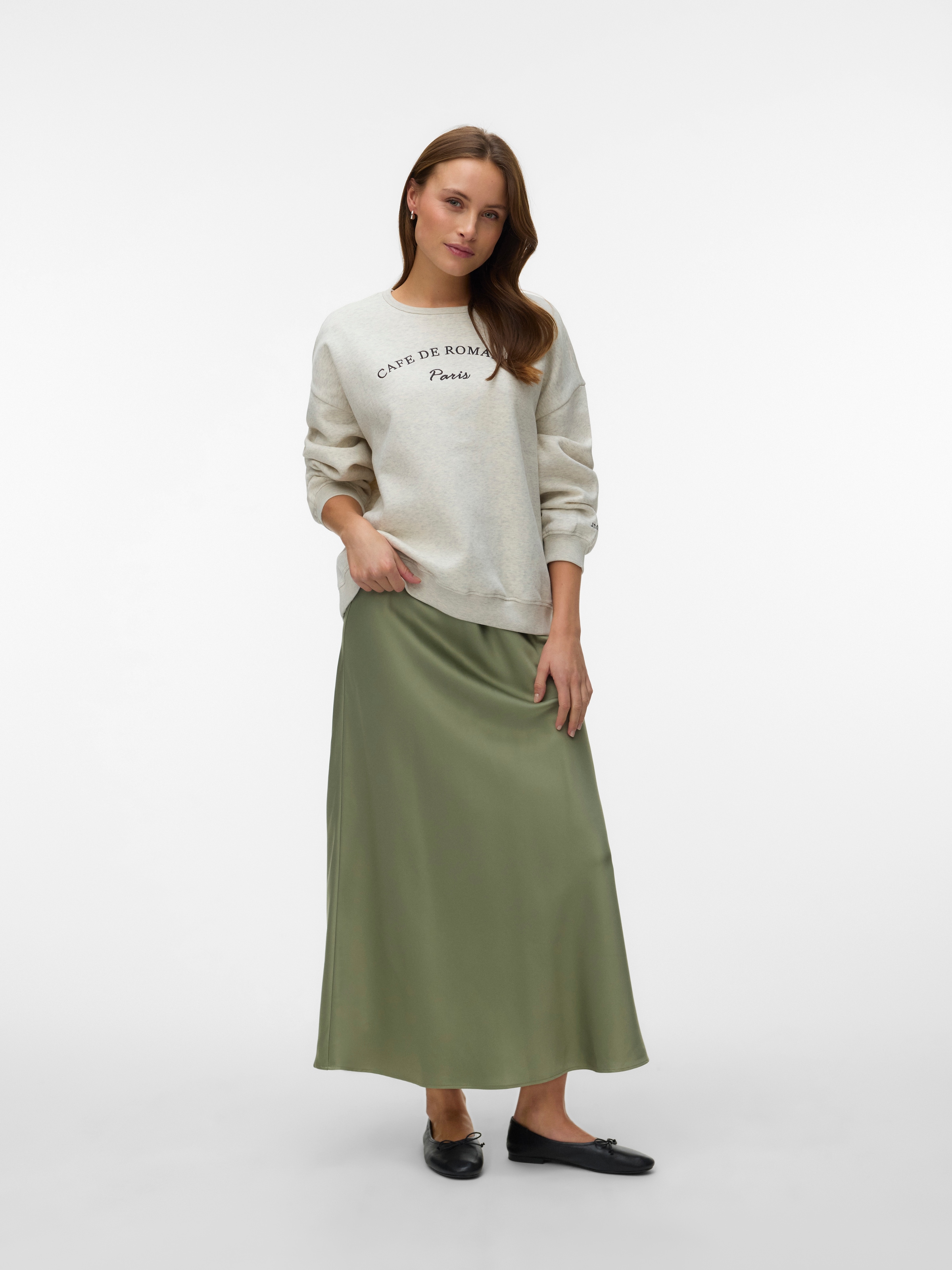 Vero Moda A-Linien-Rock »VMMERLE ANKLE SKIRT WVN GA NOOS« Kunstfaser
